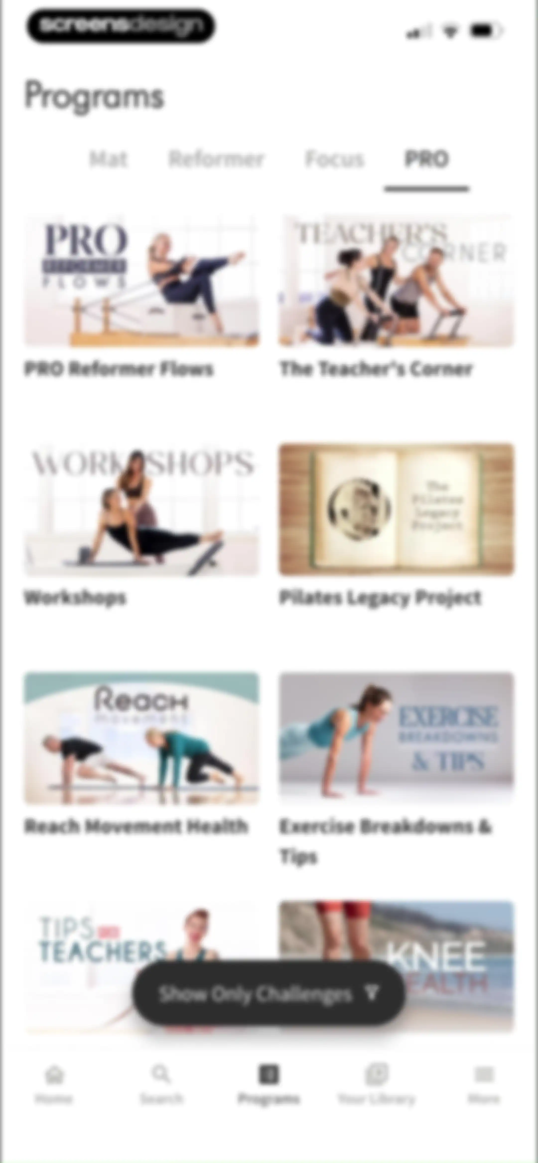Pilates Anytime | Workouts screen 54