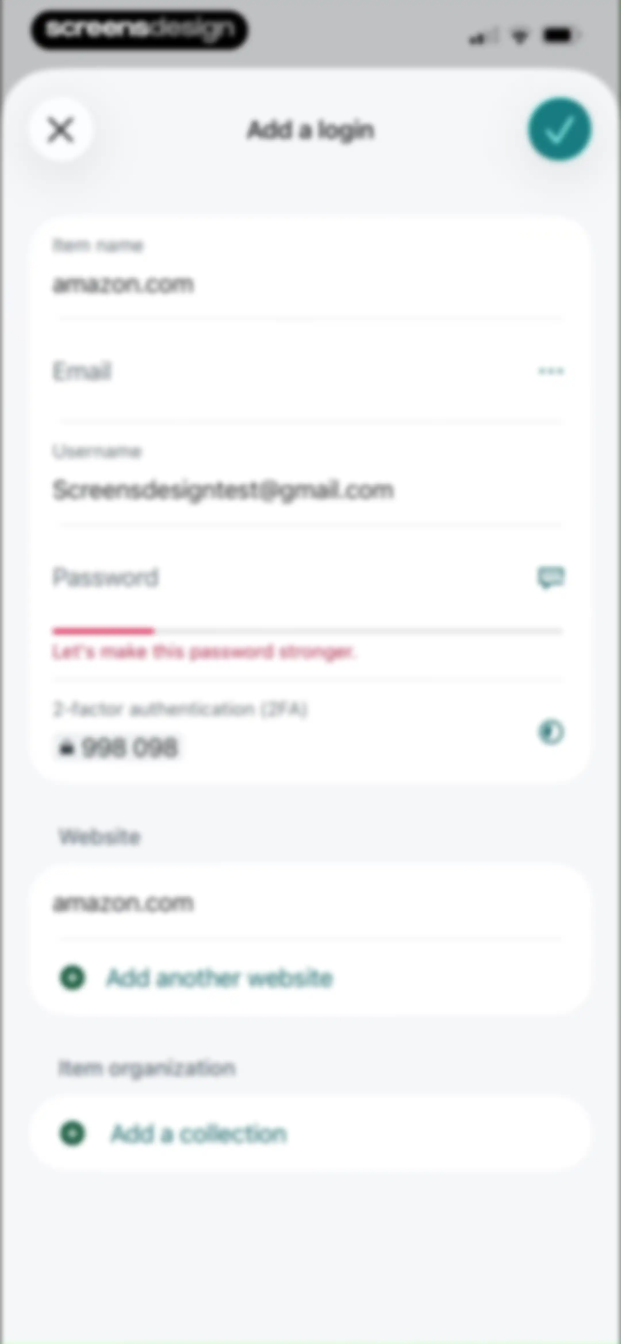 Dashlane Password Manager screen 91