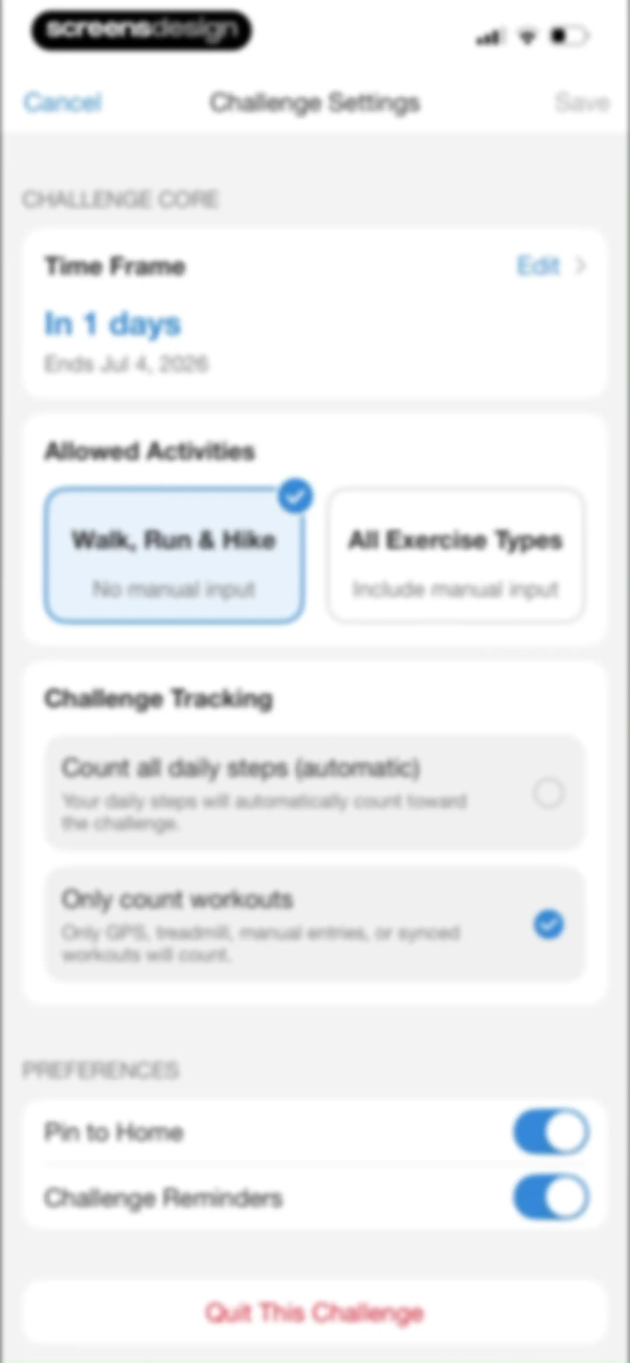 Pacer Pedometer Step Counter screen 172