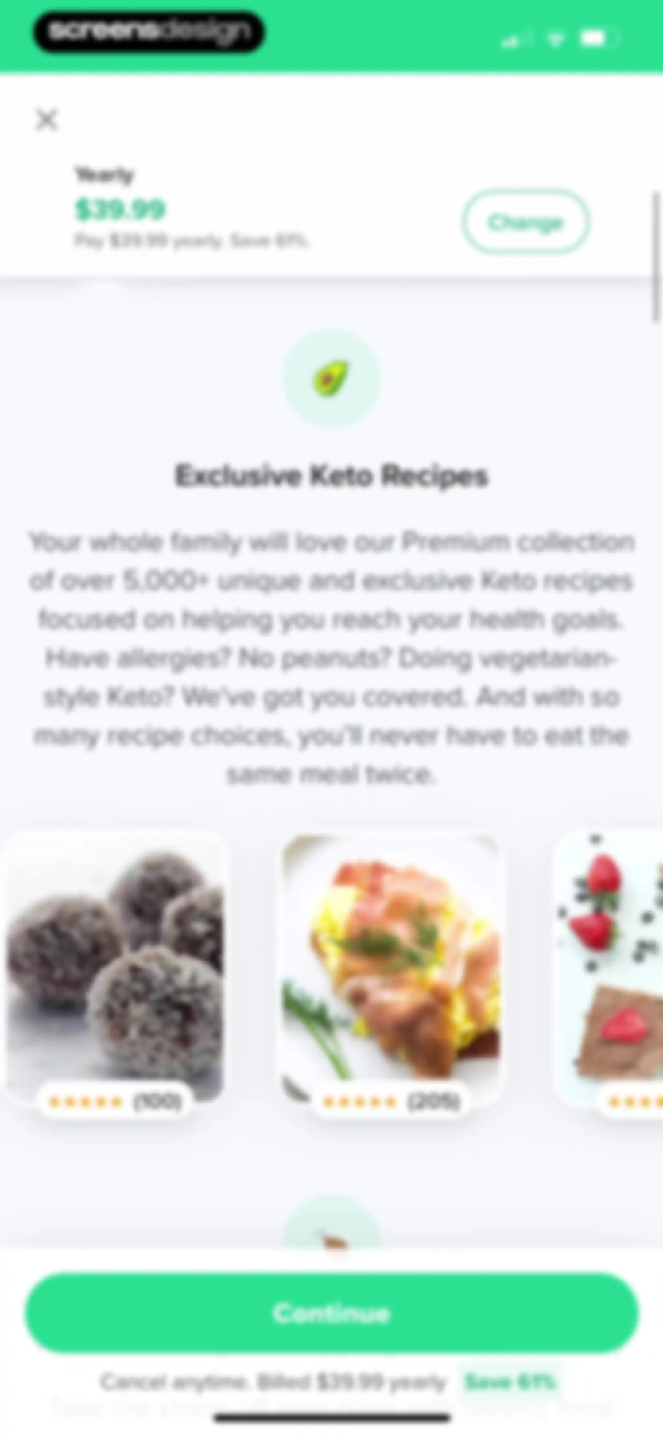 Carb Manager: Keto & Macro Log screen 33