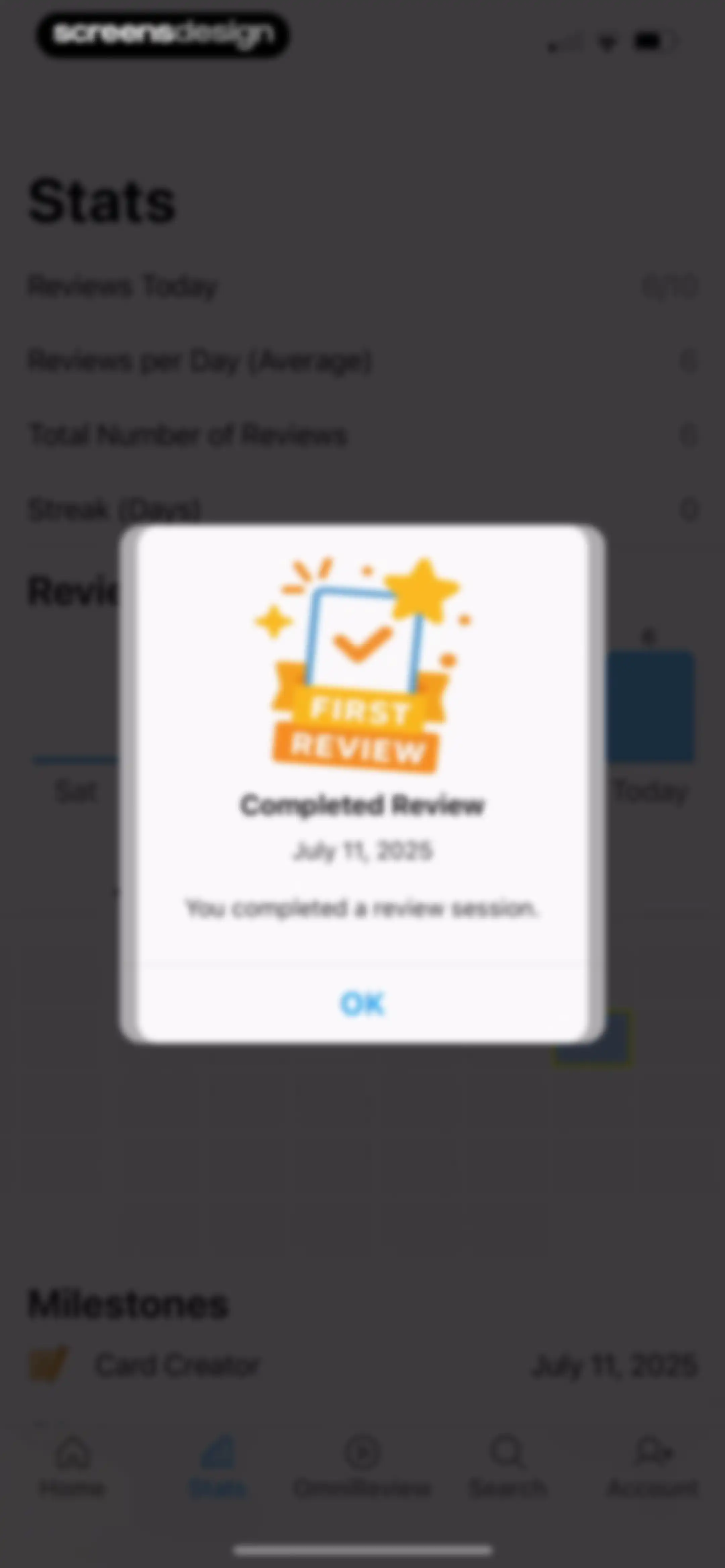 AlgoApp - Flashcards screen 82
