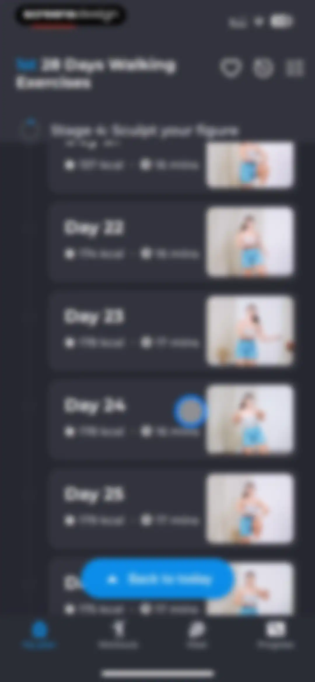 Workout Planner MuscleFit screen 42