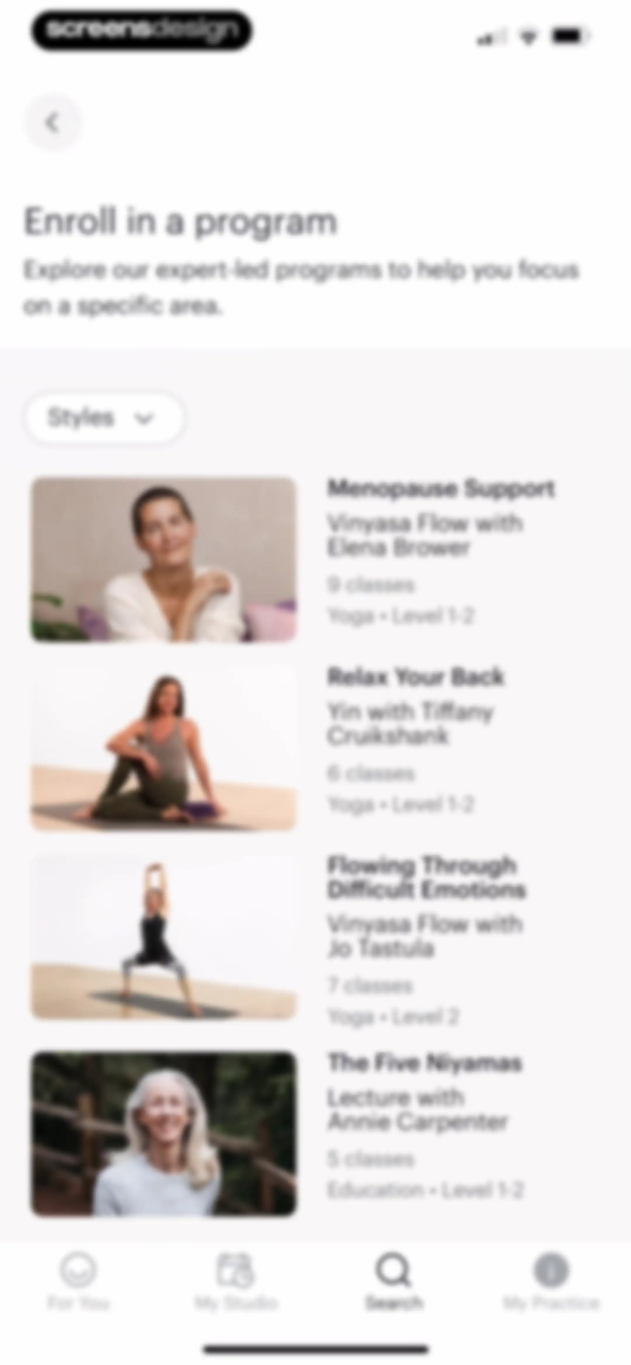 Glo | Yoga and Meditation App screen 74
