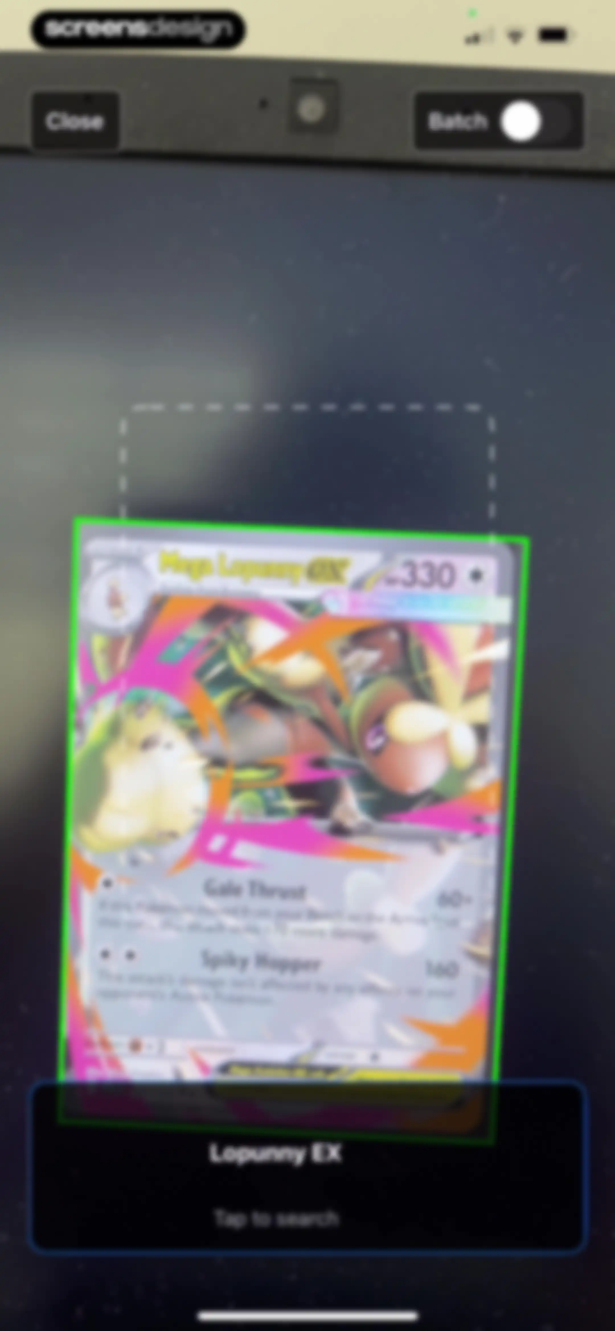 TCG Scanner Card - Pokechart screen 43