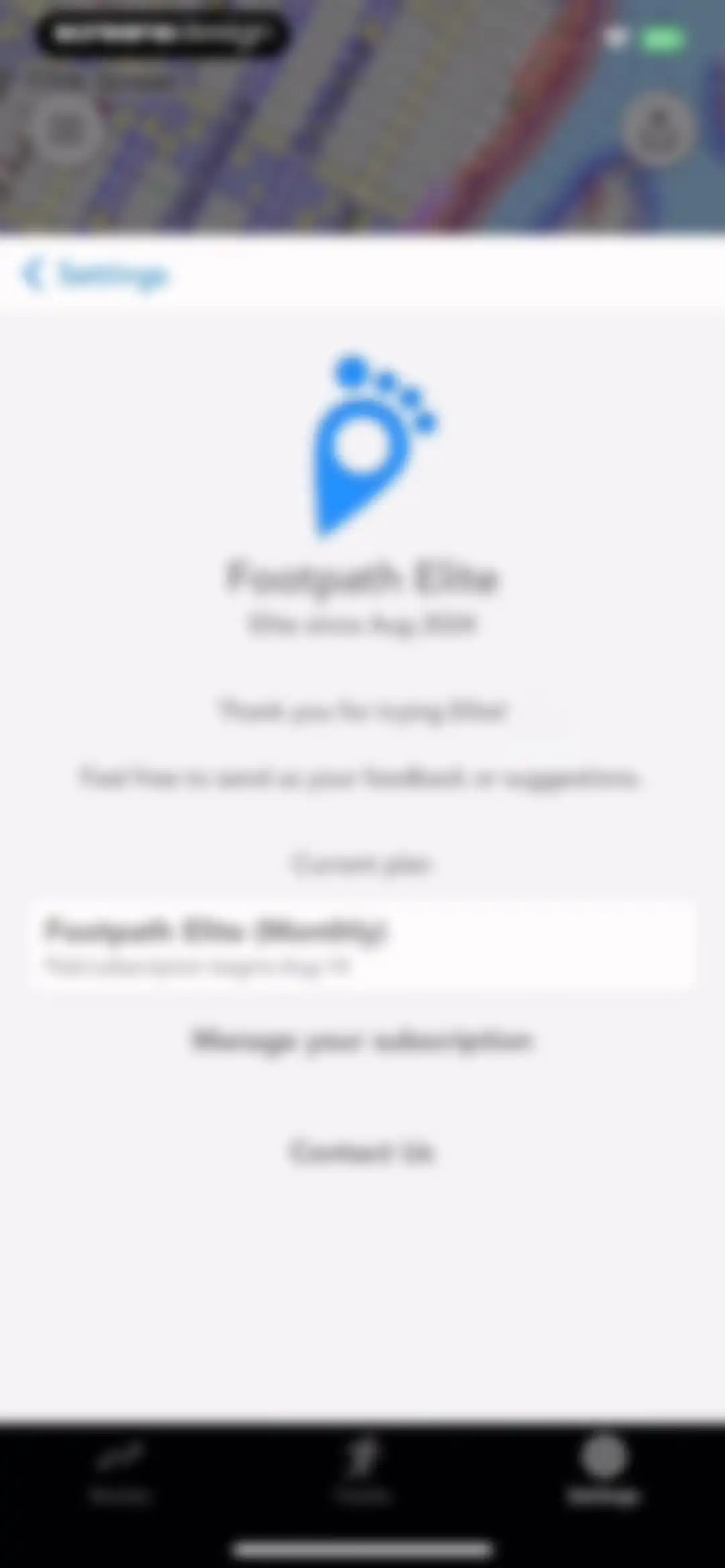 Footpath Route Planner screen 82