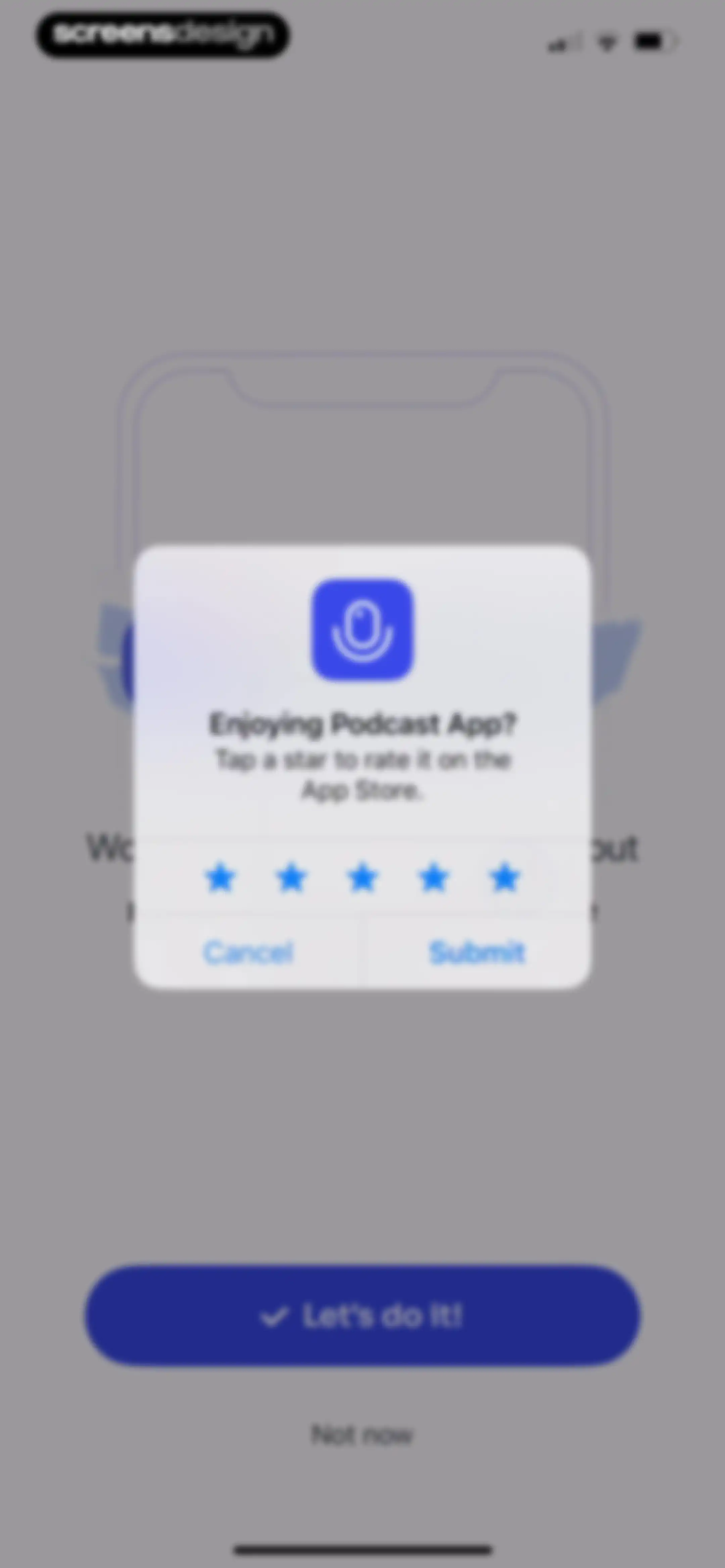 Podcast App screen 8