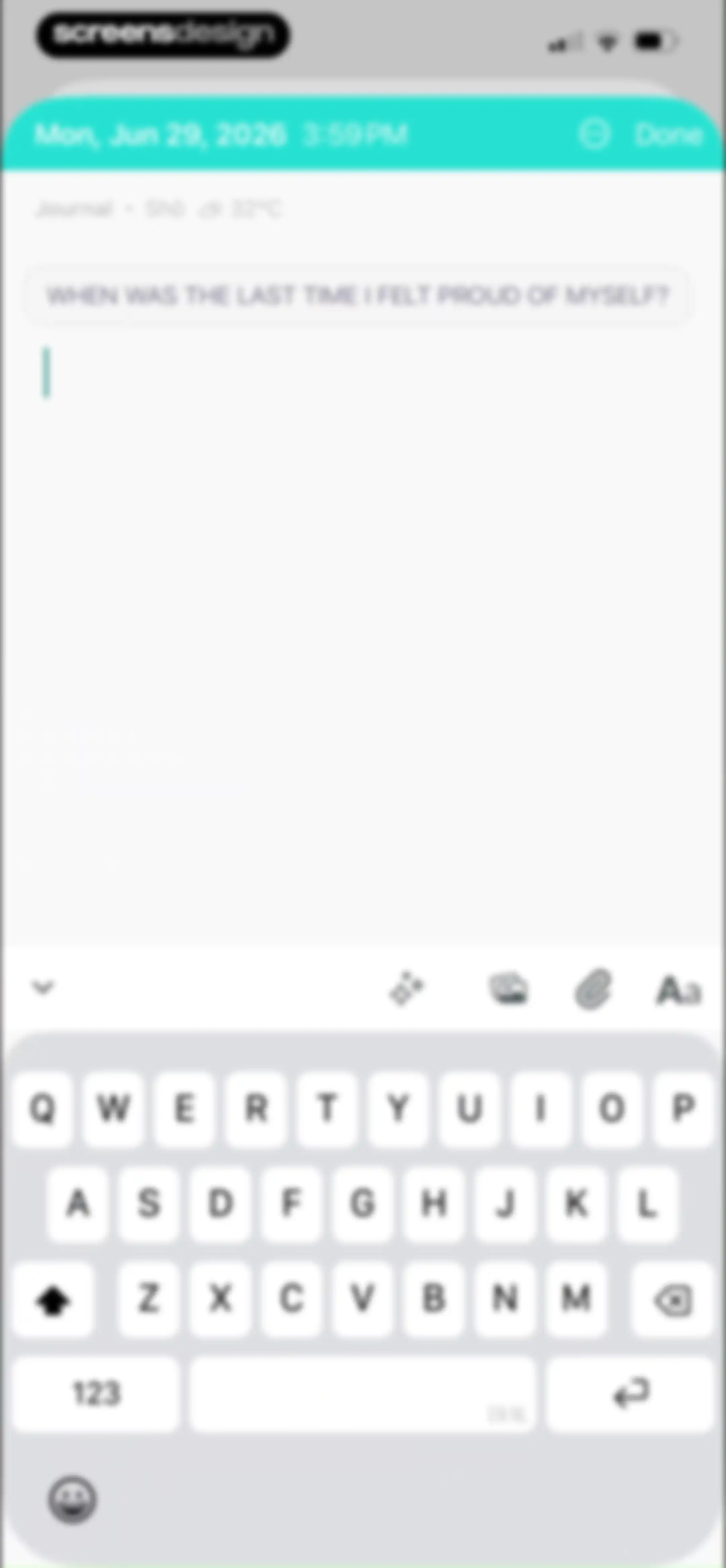 Day One: Daily Journal & Diary screen 126