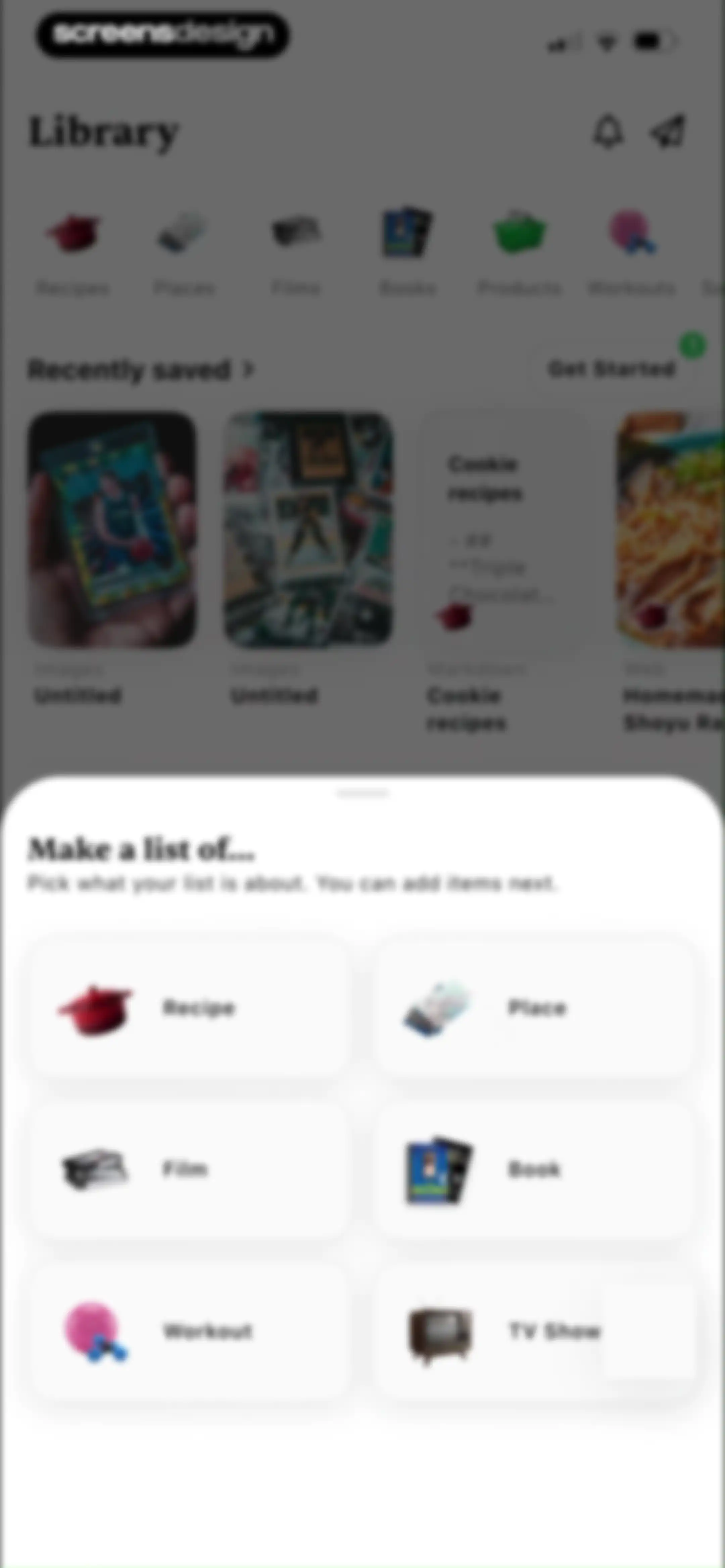 Albo: Save & Organize screen 108