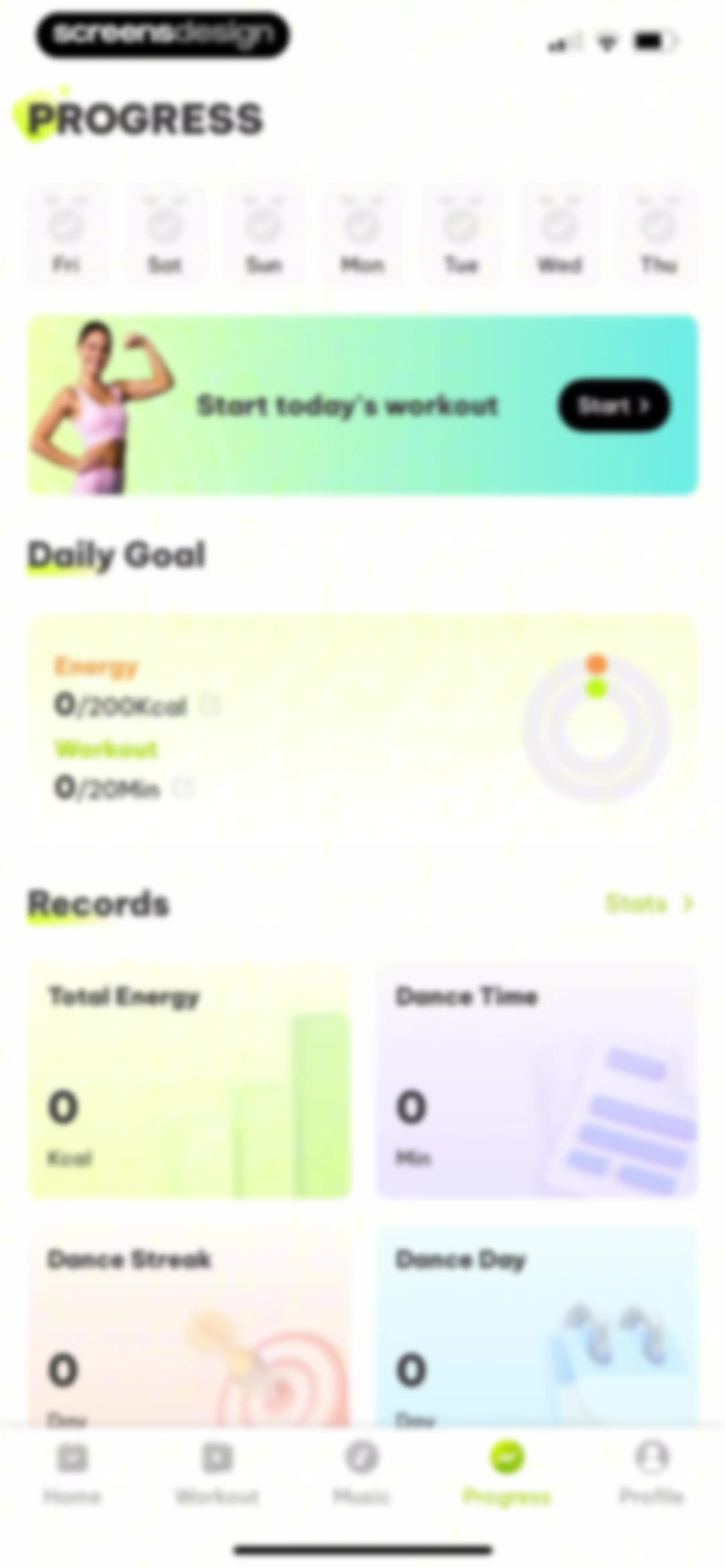 Dancefitme: Fun weight loss screen 117