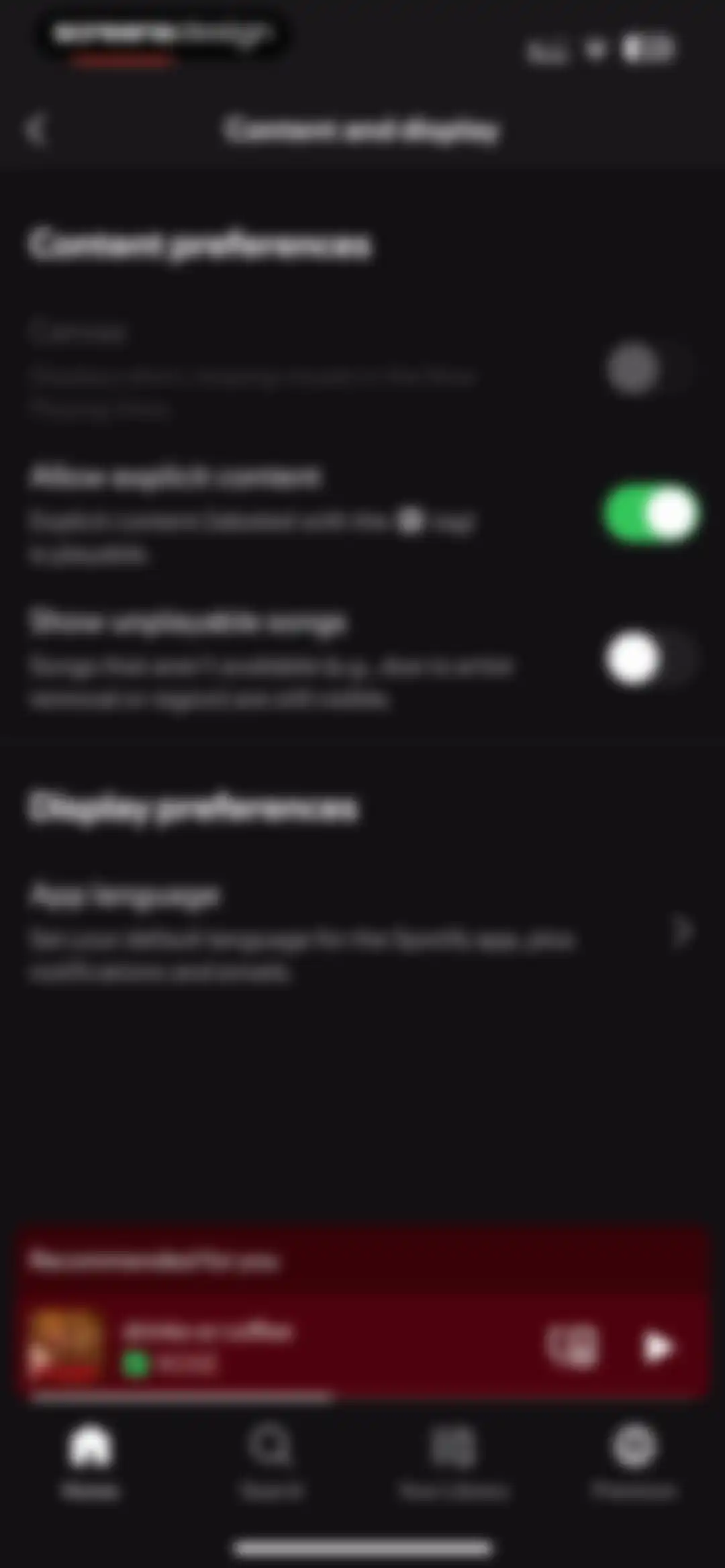 Spotify: Music and Podcasts screen 152