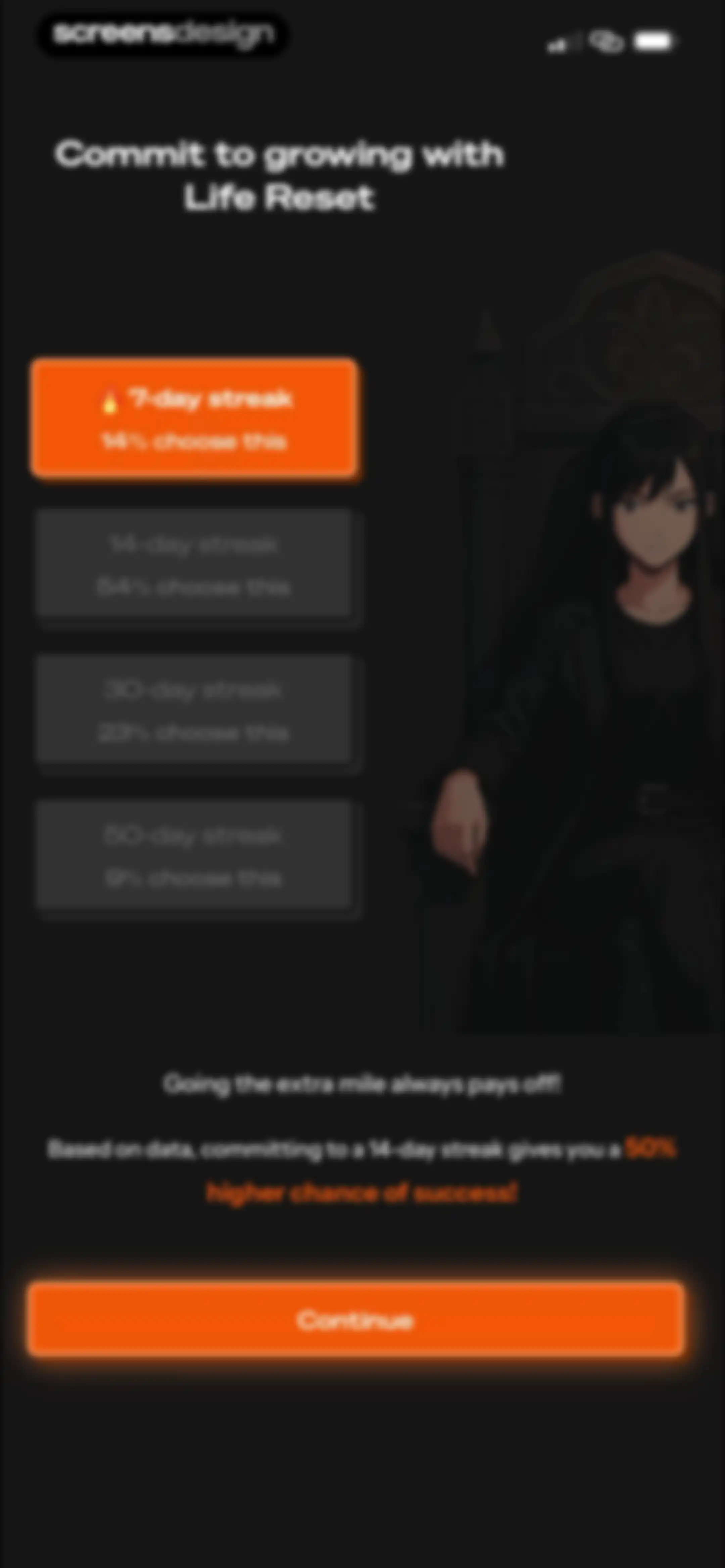Life Reset: 66 Day Habit screen 88