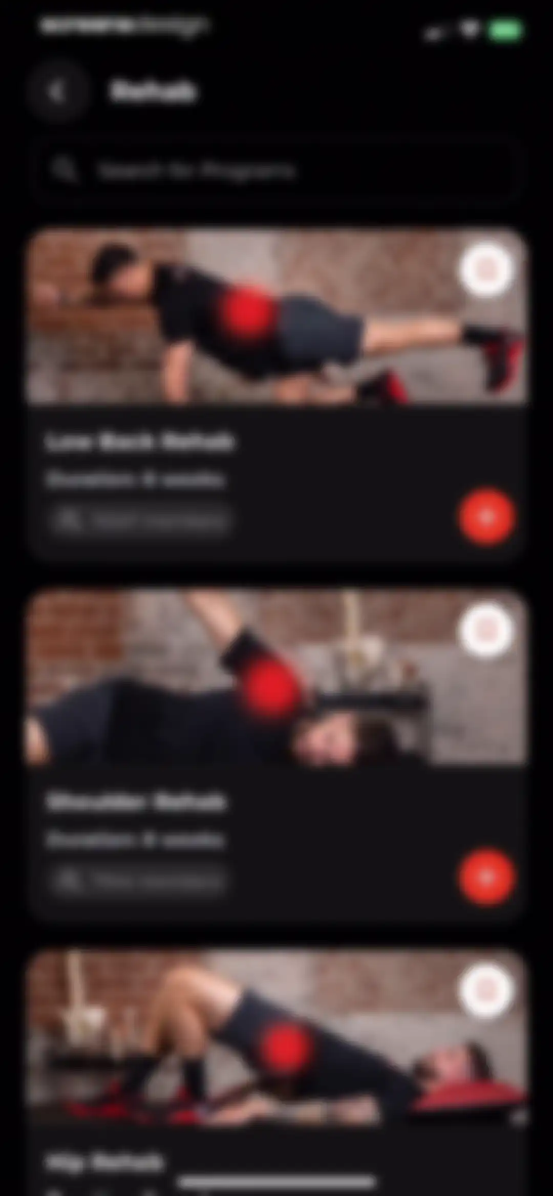 Prehab: Physical Therapy, Pain screen 54