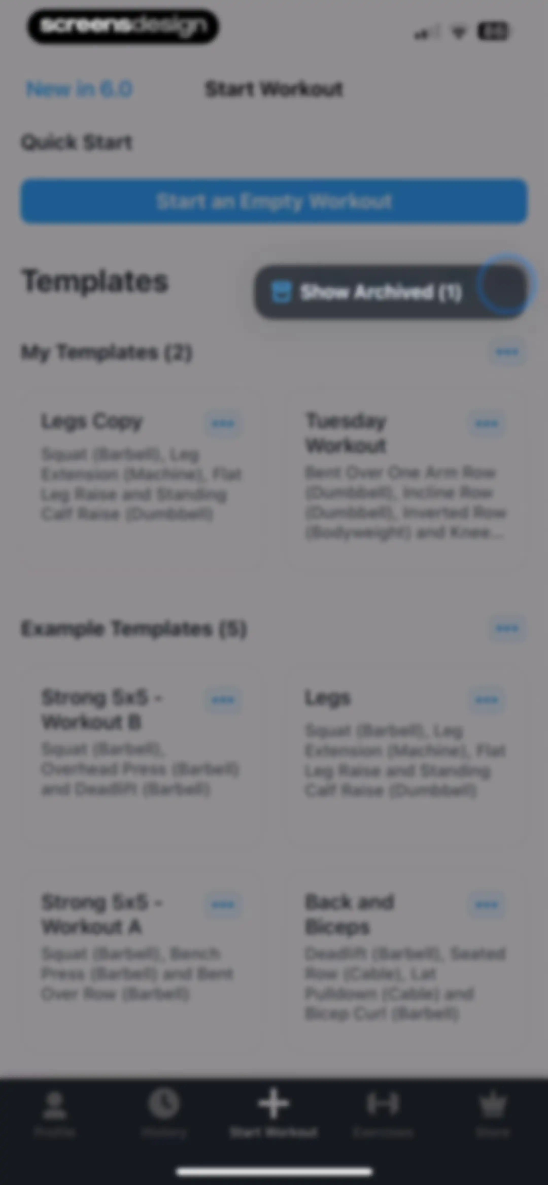 Strong Workout Tracker Gym Log screen 77