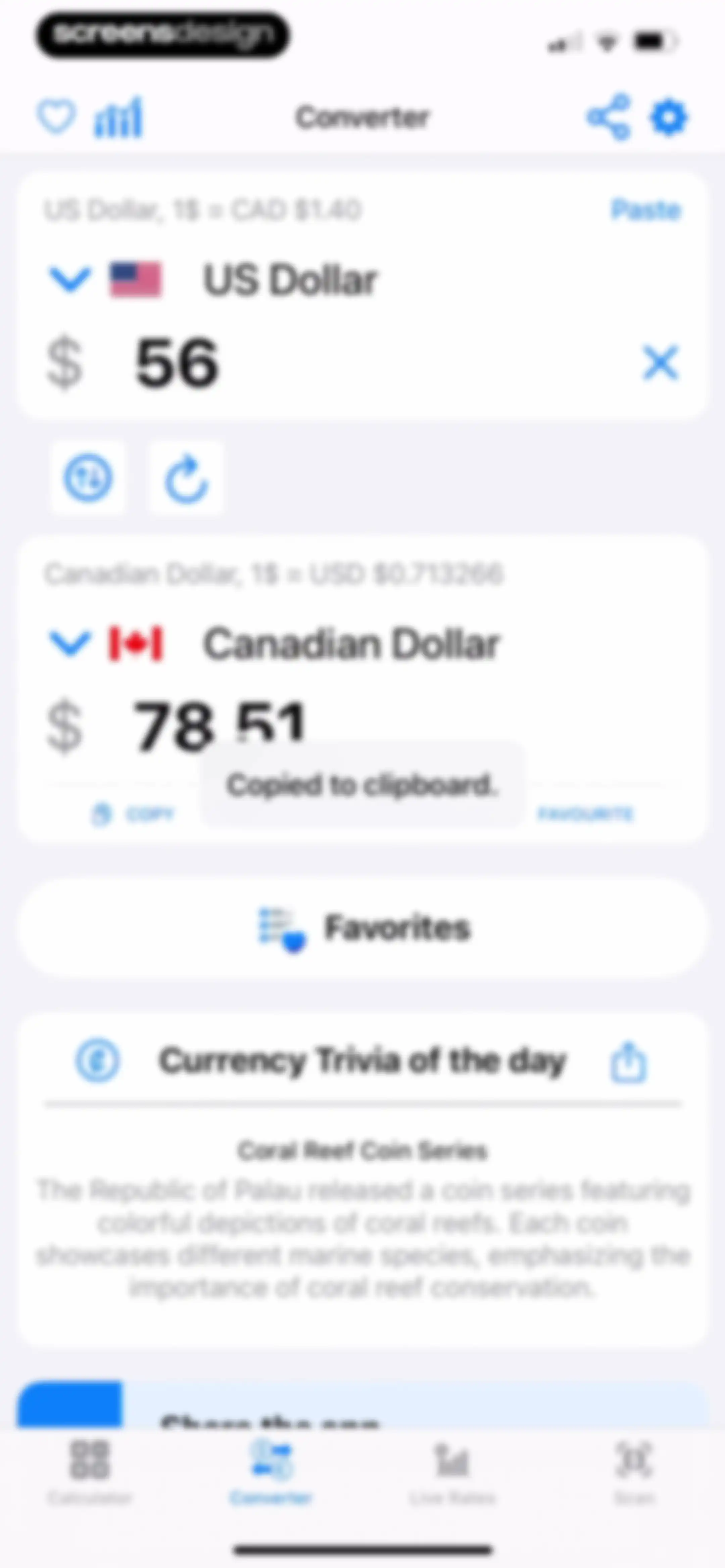 Currency Converter Calculator• screen 25