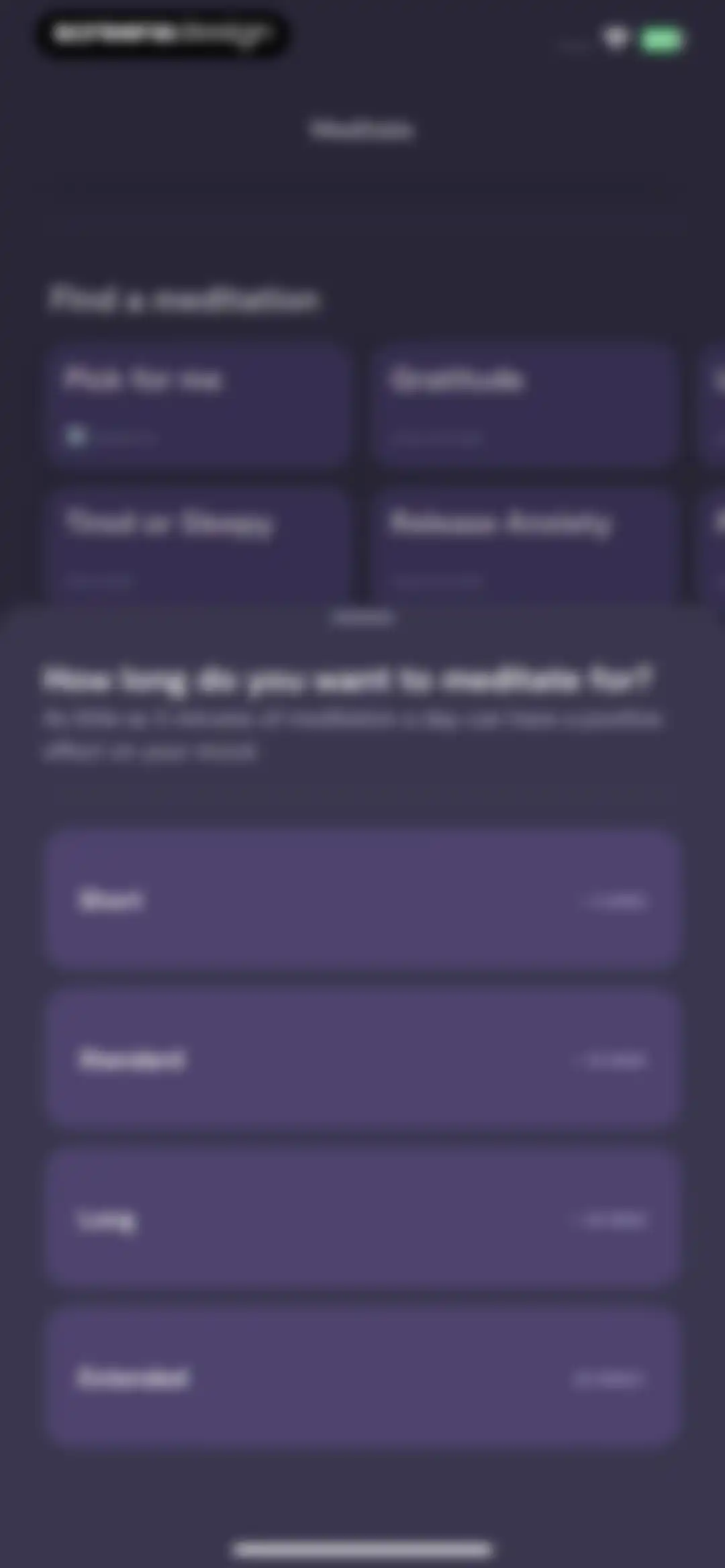 Mindfulness.com Meditation App screen 69