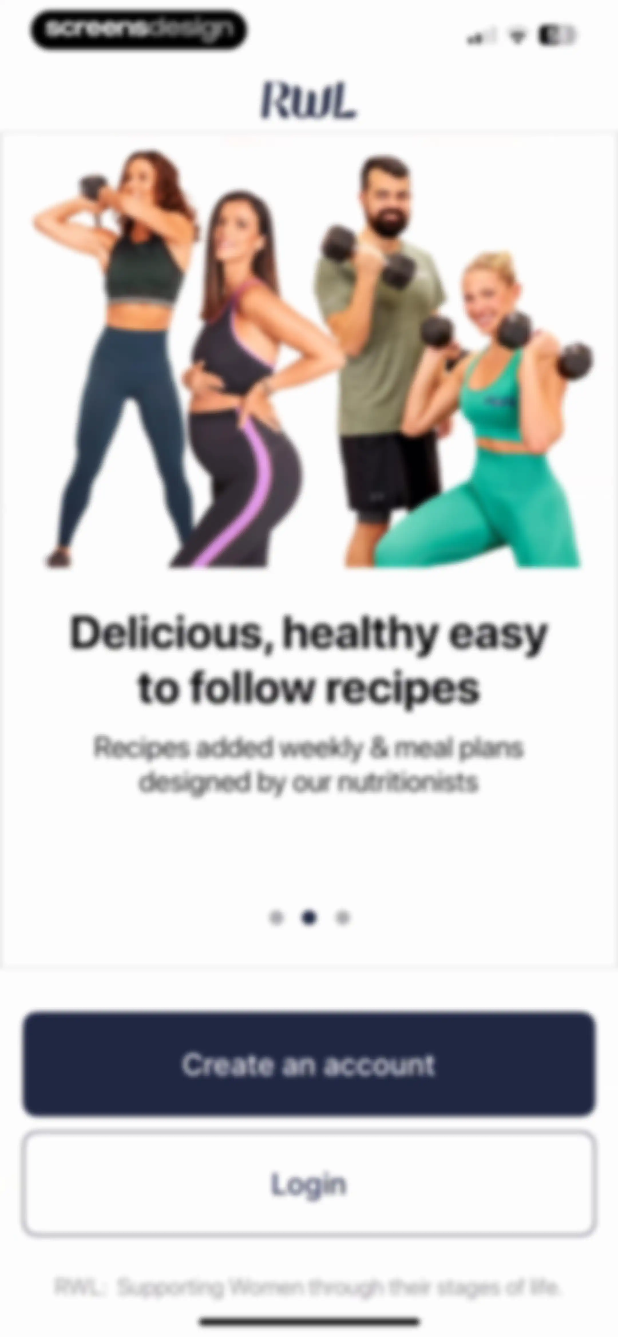 Results Wellness Lifestyle screen 4