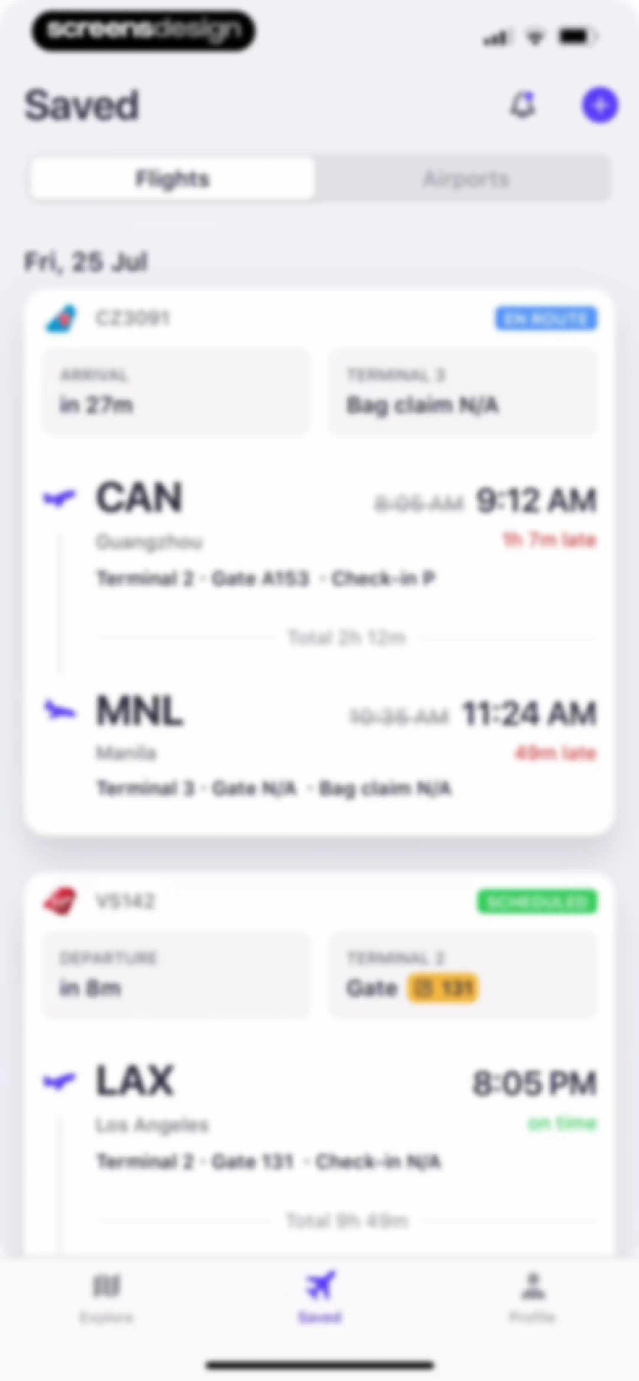 Planes Live - Flight Tracker screen 97