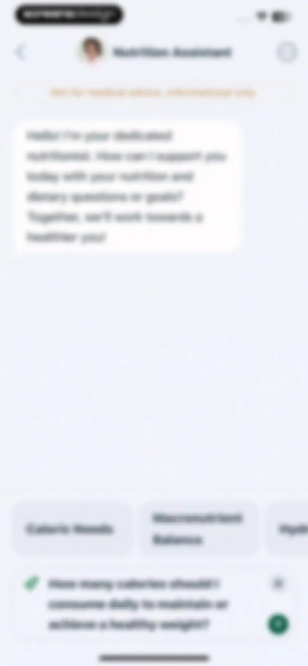BalanceMe-Health AI&Self Care screen 69