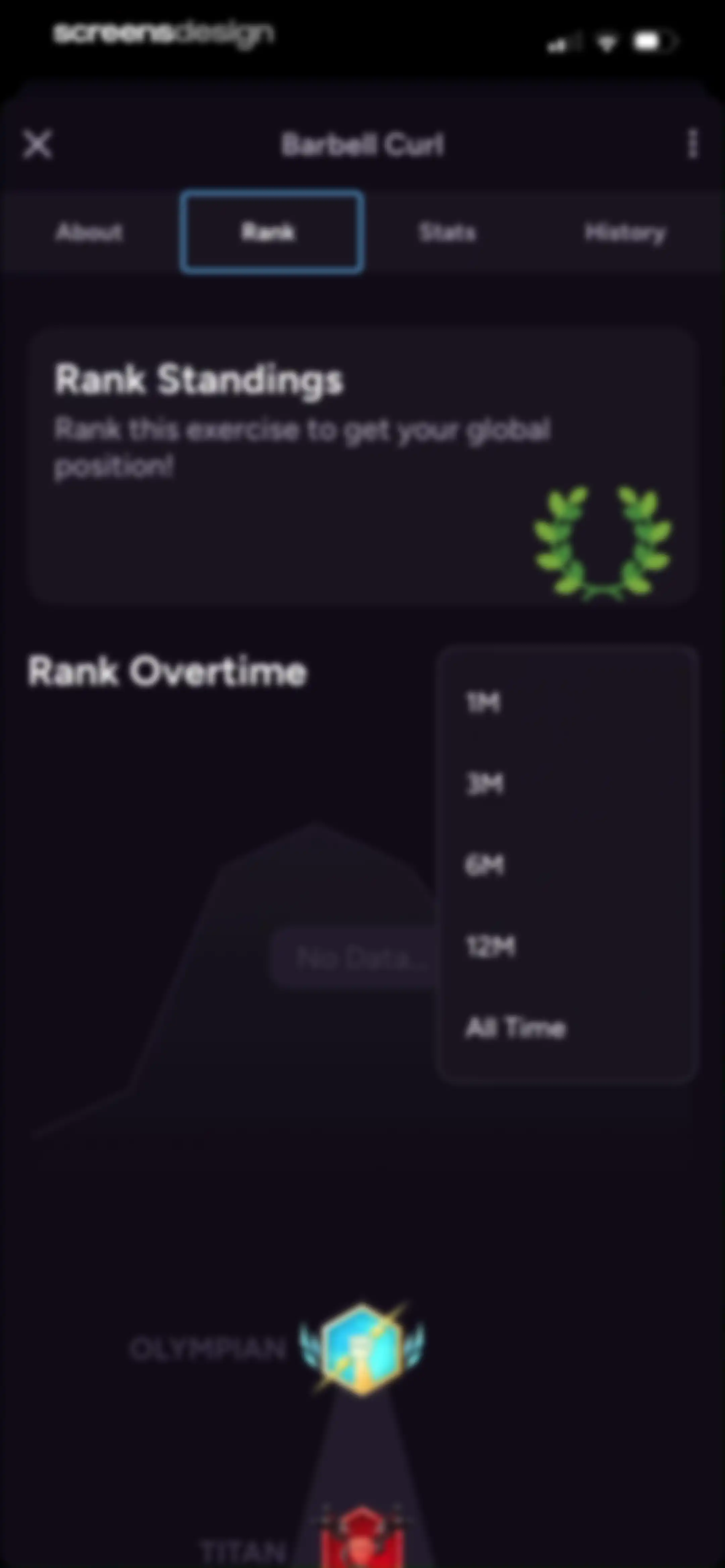 Liftoff - Ranked Gym Workouts screen 98