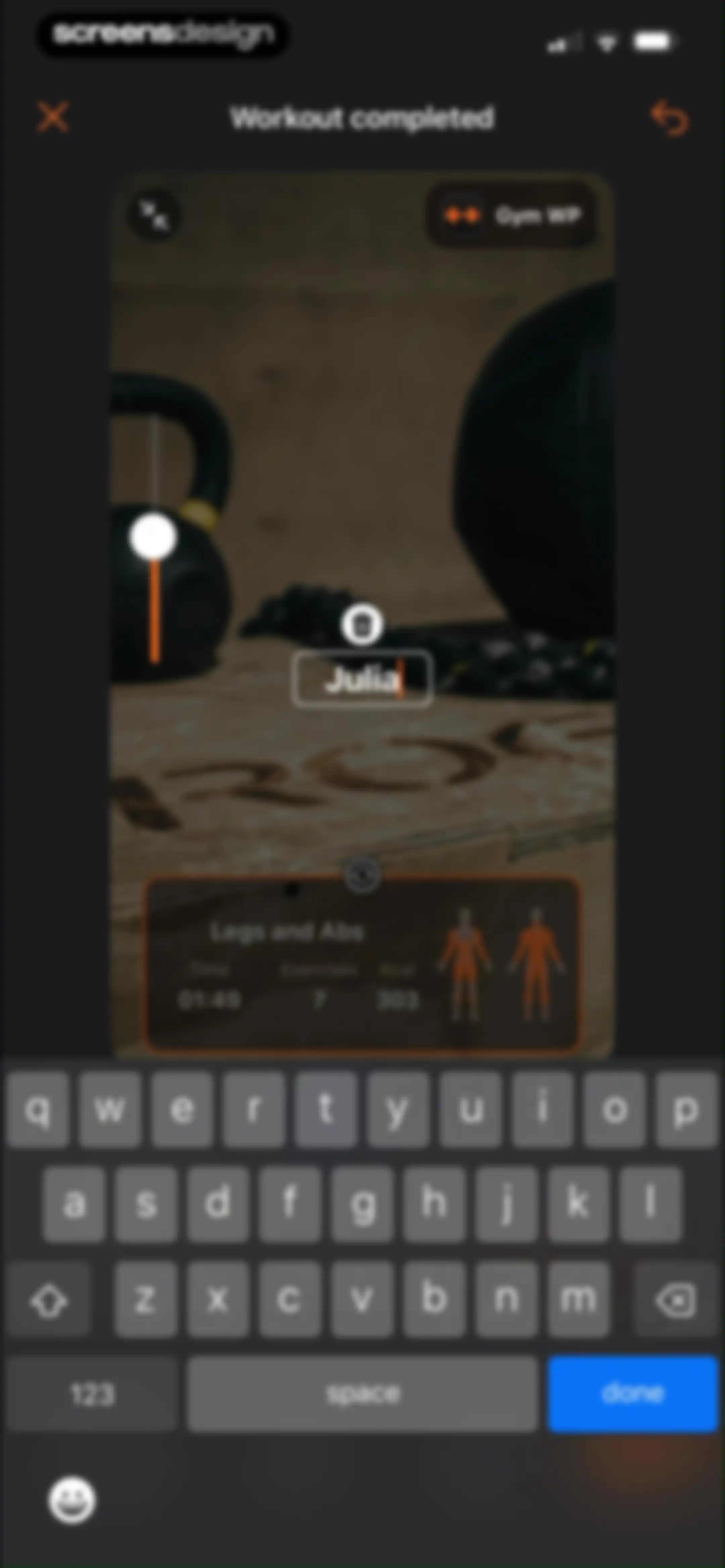 Gym WP - Workout Planner & Log screen 78