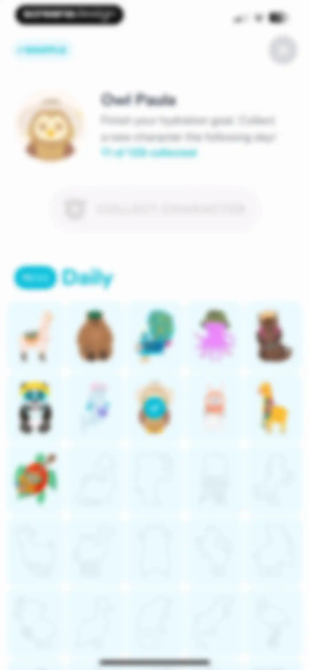 Water tracker Waterllama screen 23