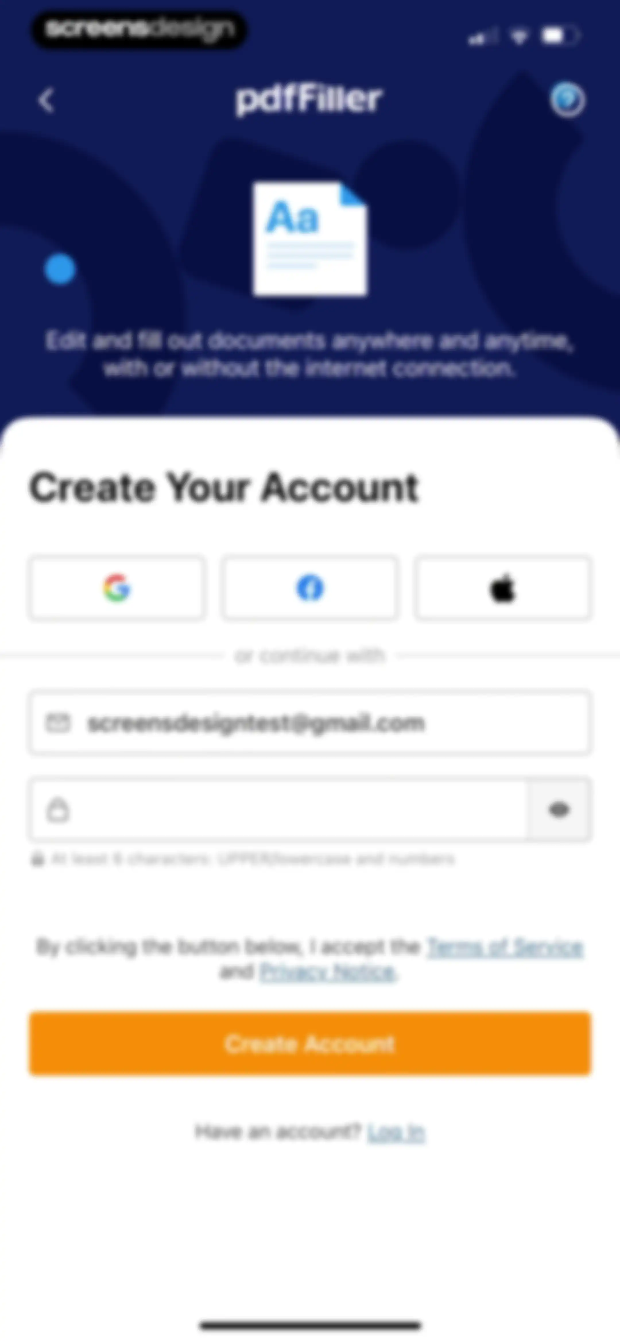 pdfFiller: edit PDF documents screen 5