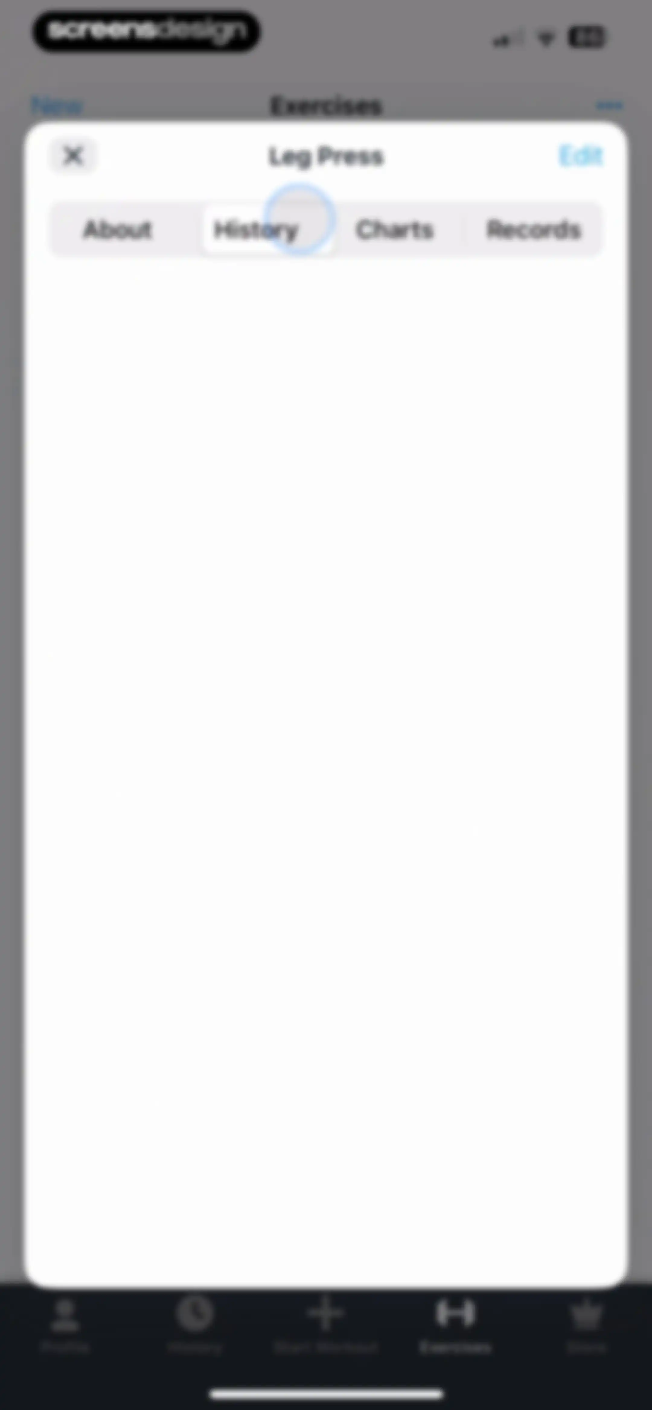 Strong Workout Tracker Gym Log screen 87