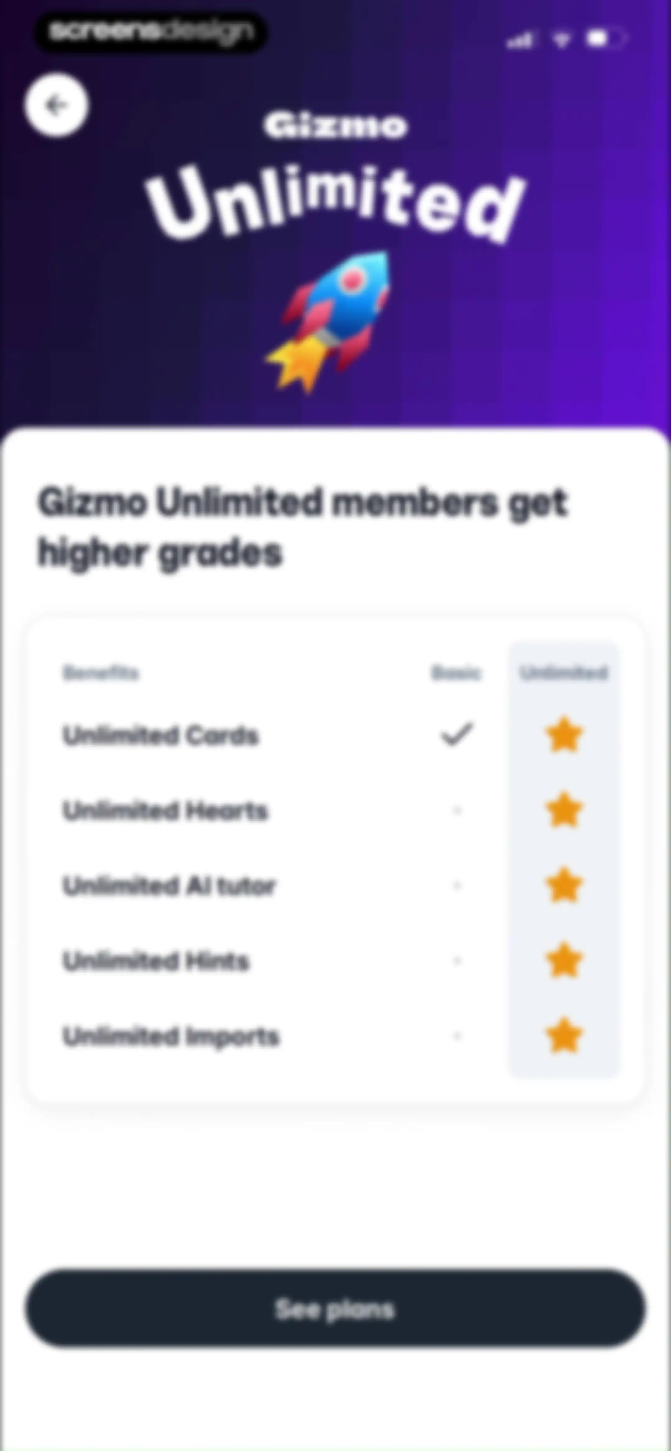 Gizmo: AI Tutor screen 197