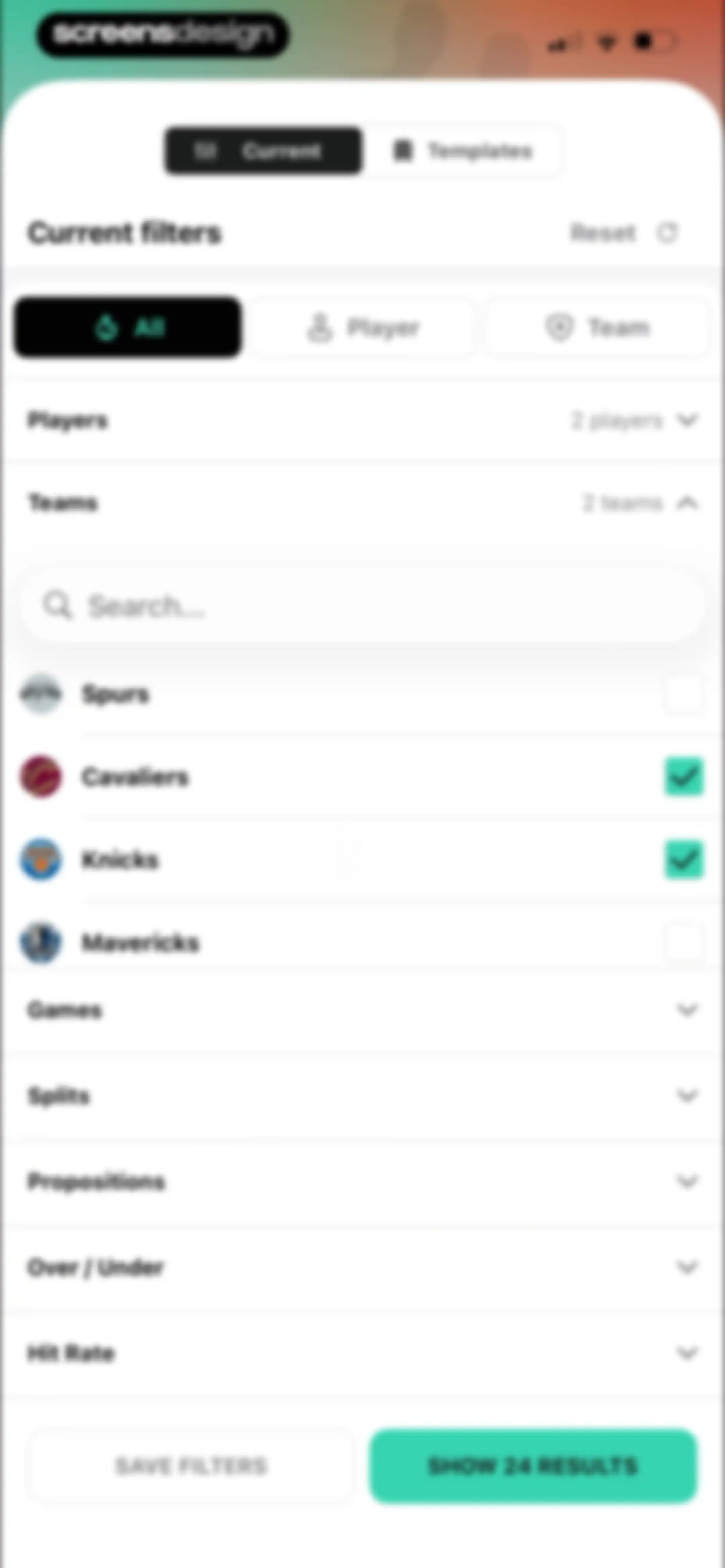 Outlier: Smart Sports Betting screen 34