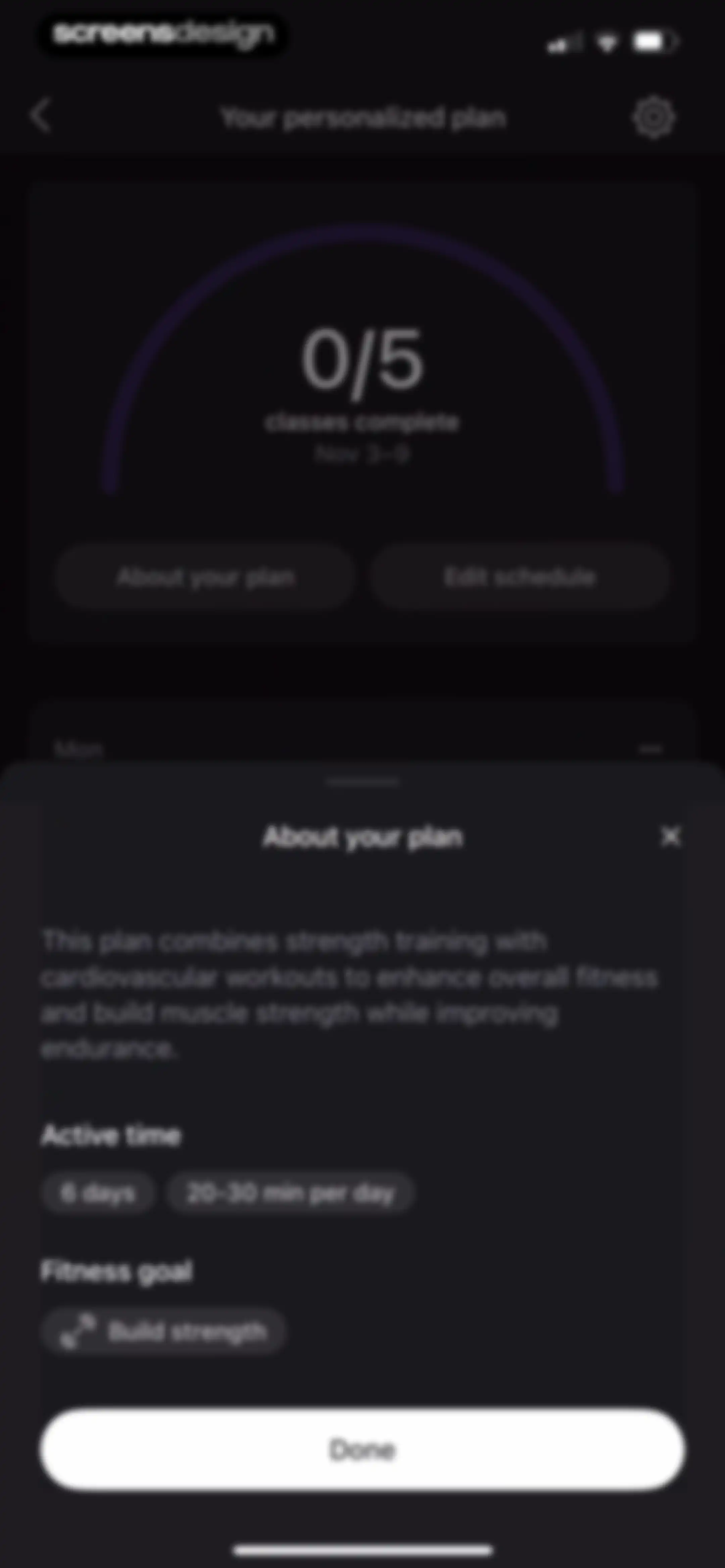 Peloton: Fitness & Workouts screen 103