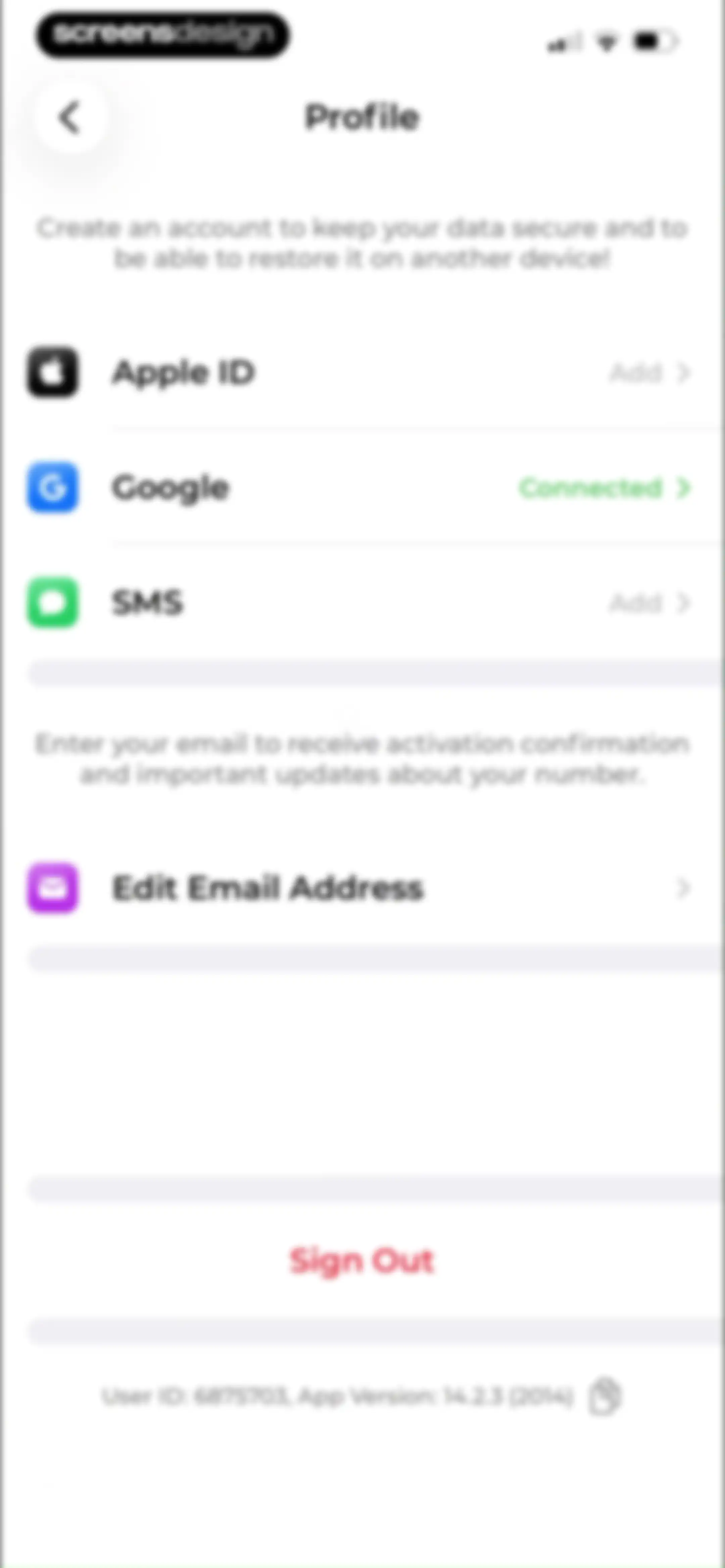 OnPhone: Second Number & eSIM screen 121