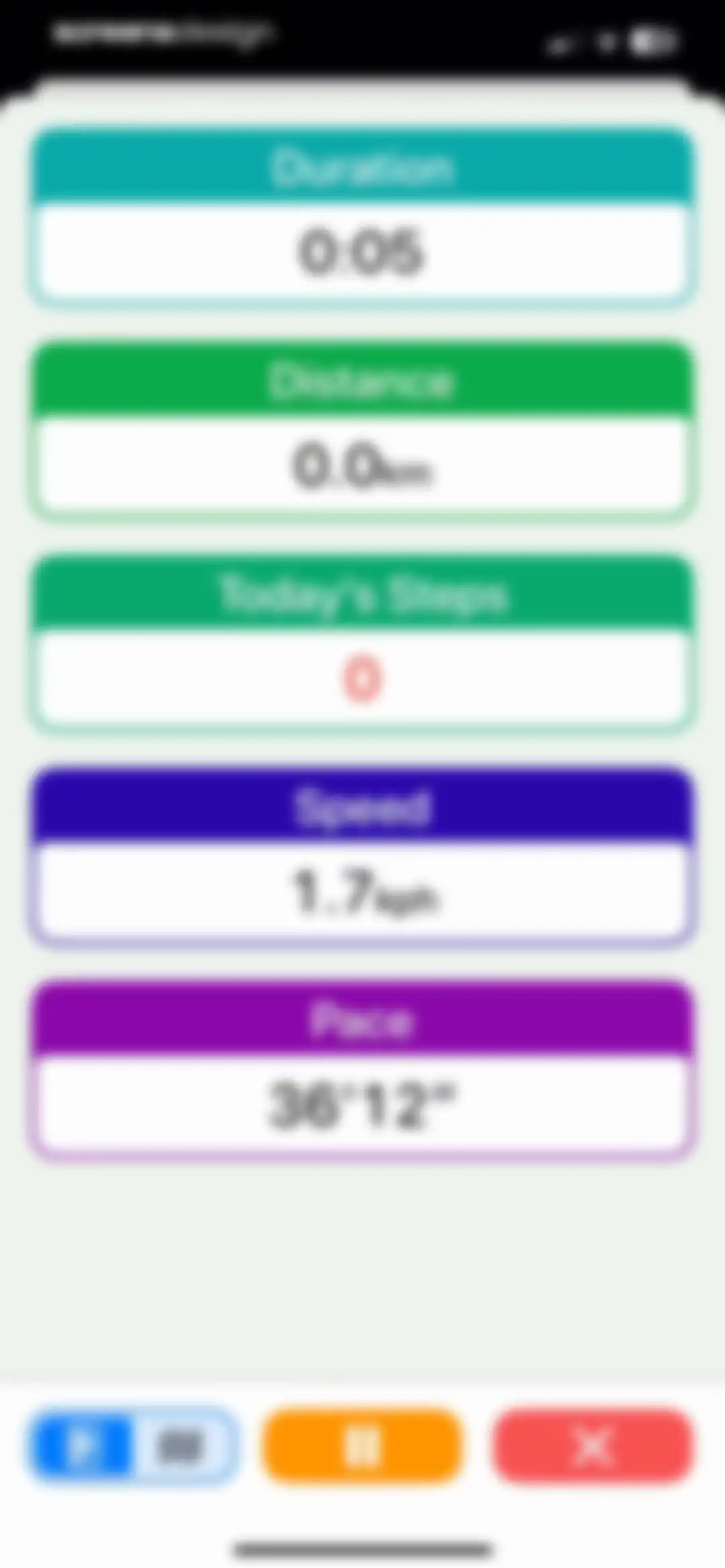 Pedometer++ screen 38