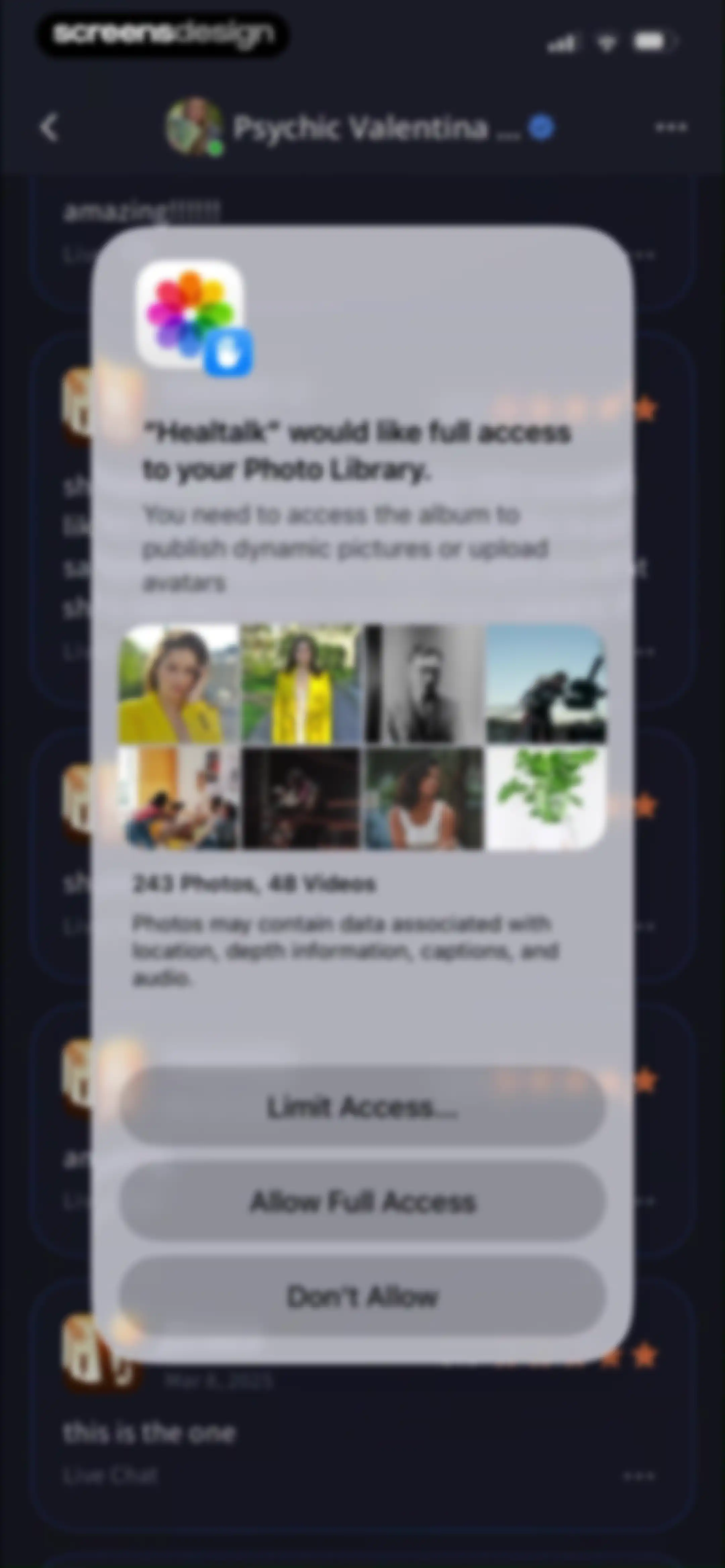 HealTalk - Text Reading screen 51