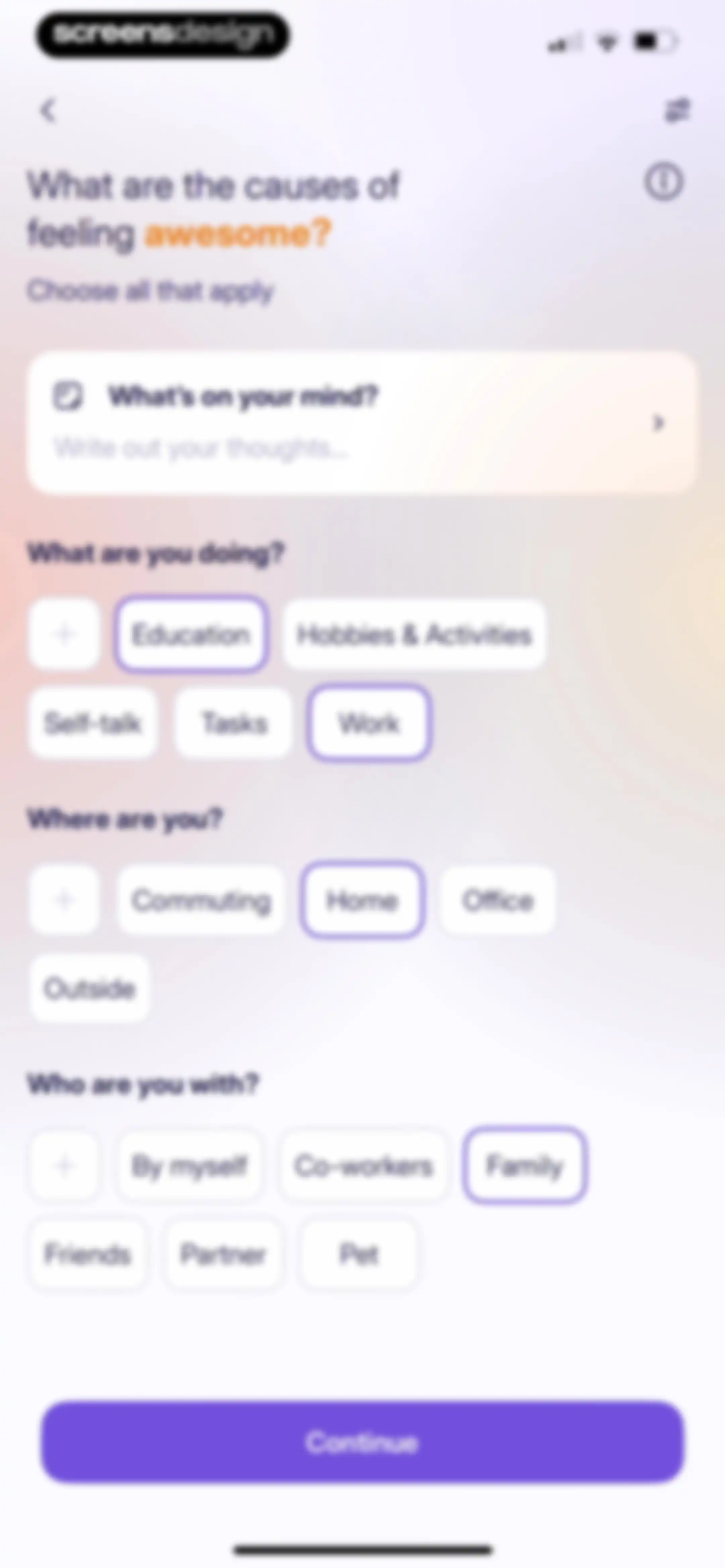 Liven: Discover yourself screen 100