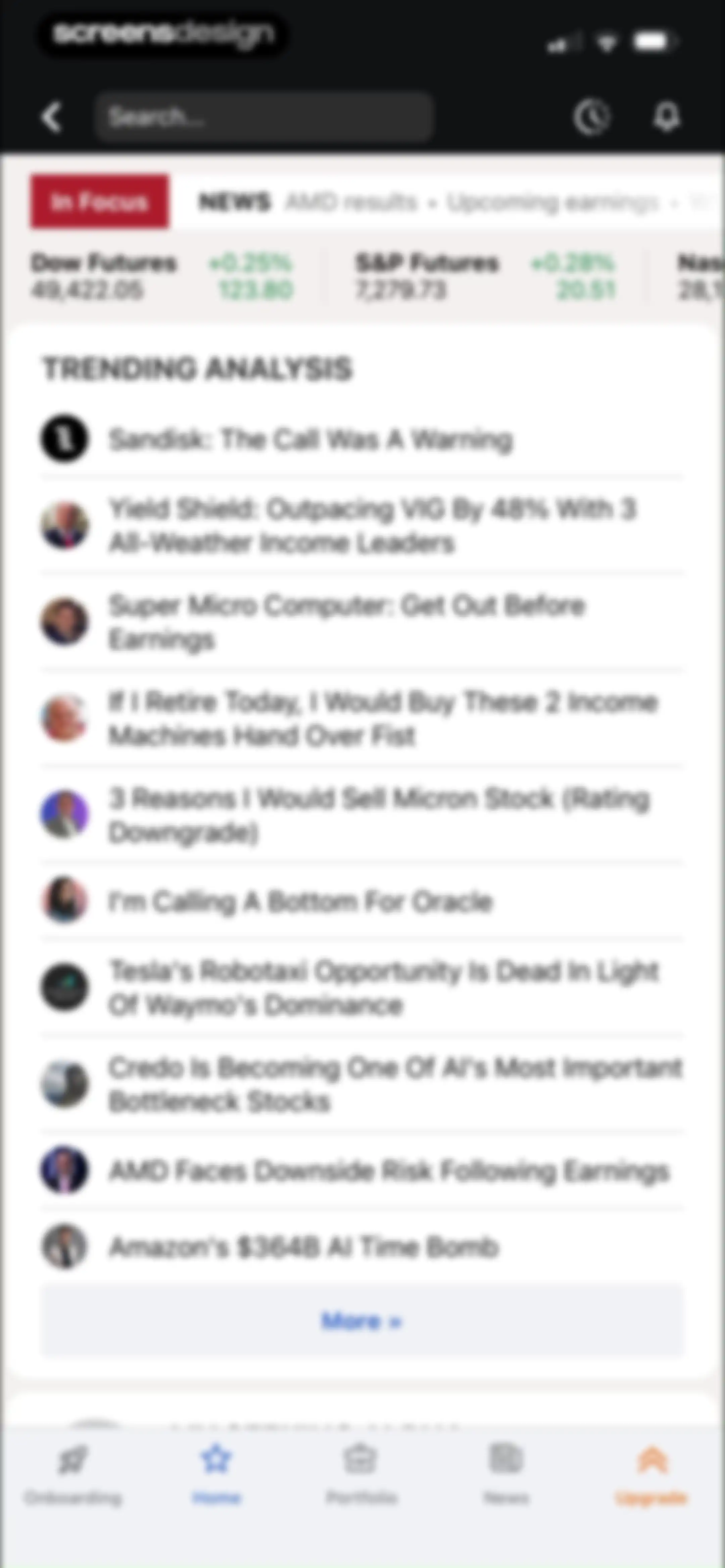 Seeking Alpha: News & Analysis screen 11