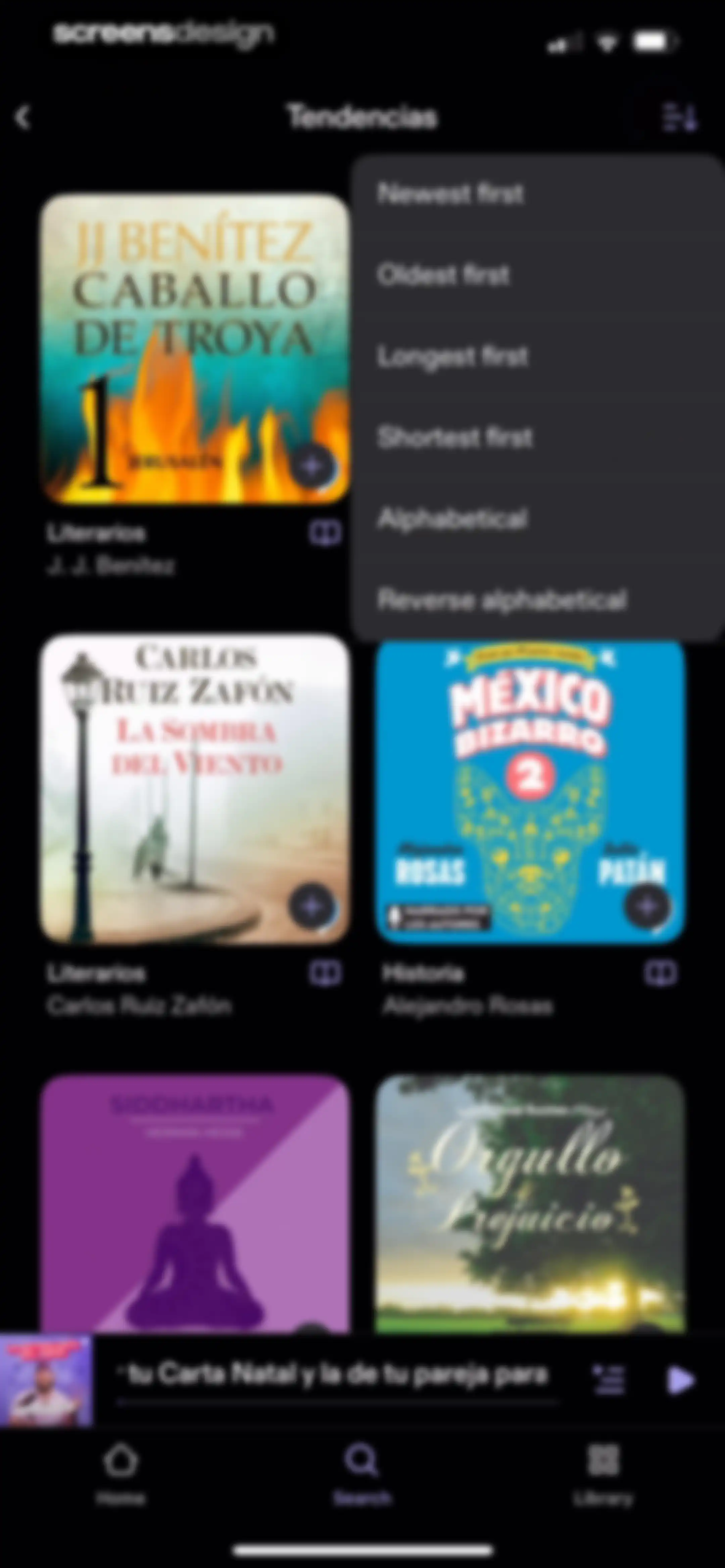 Podimo: Podcasts & audiobooks screen 84