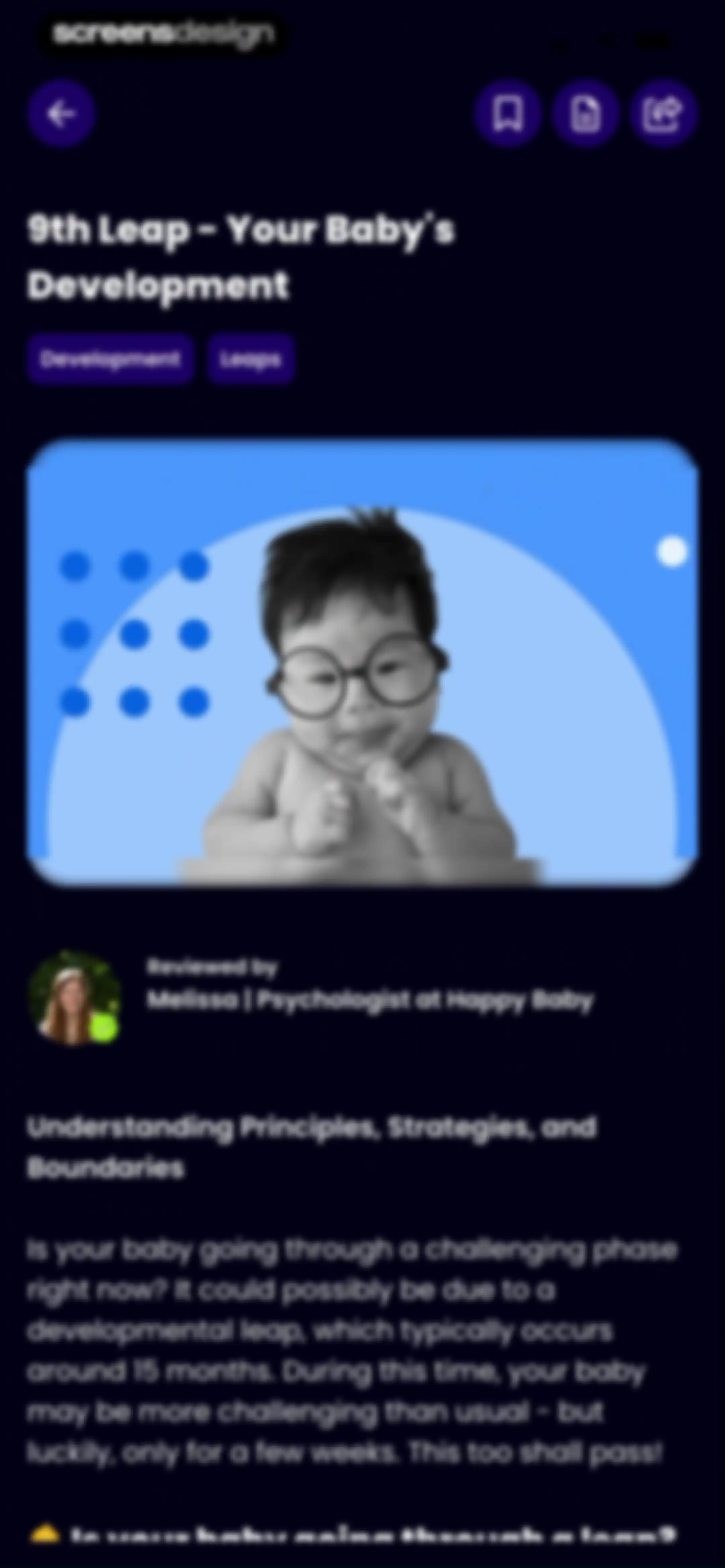 Happy Baby - Sleep & Tracker screen 72