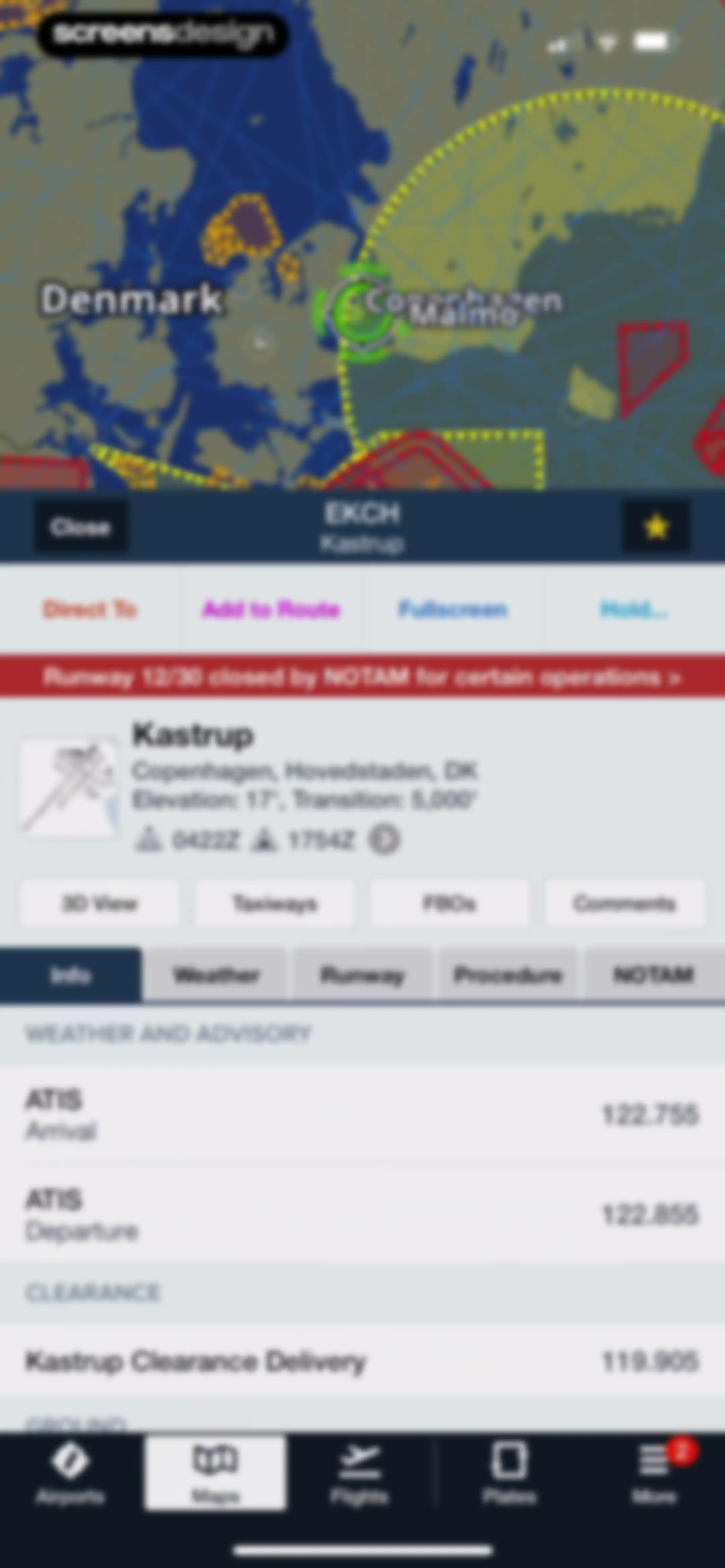 ForeFlight Mobile EFB screen 104