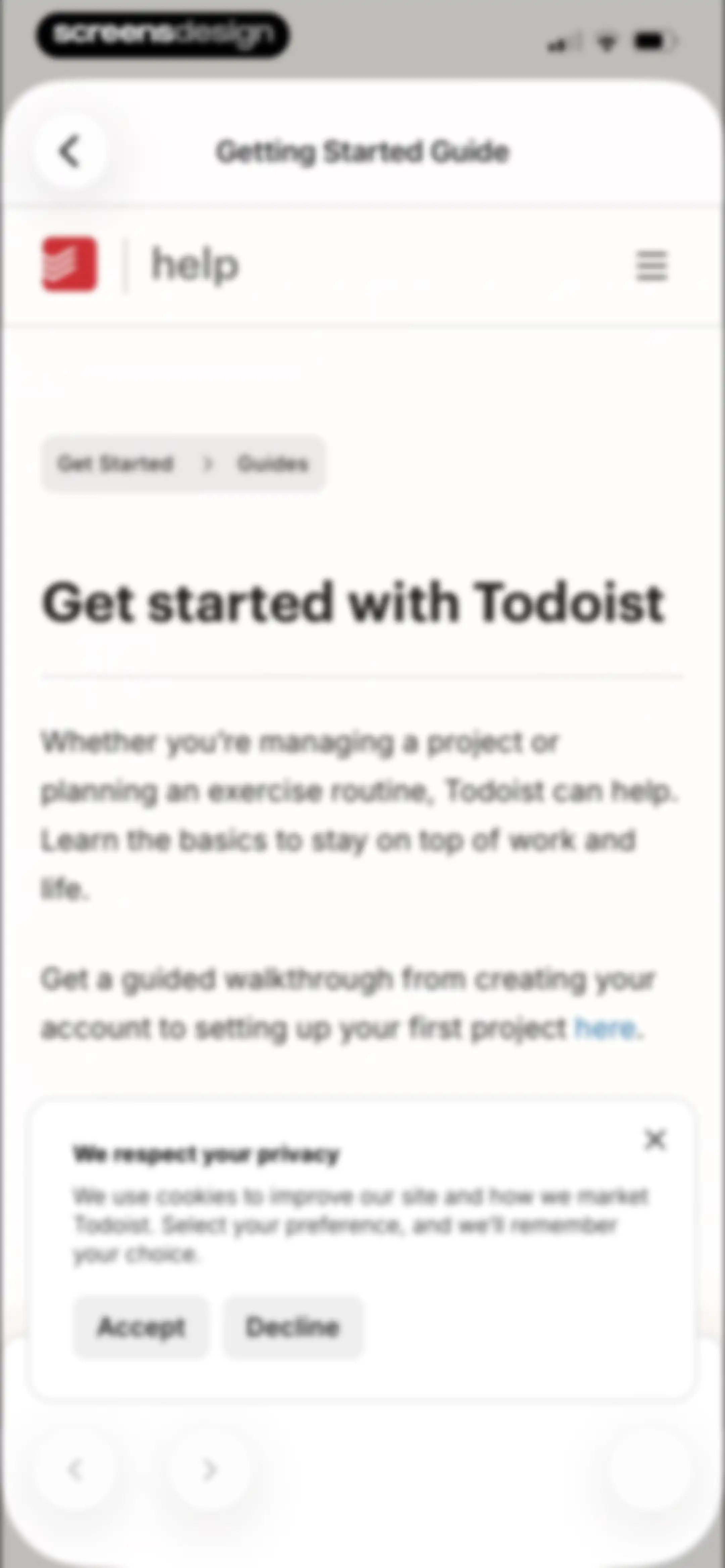 Todoist: To Do List & Calendar screen 201