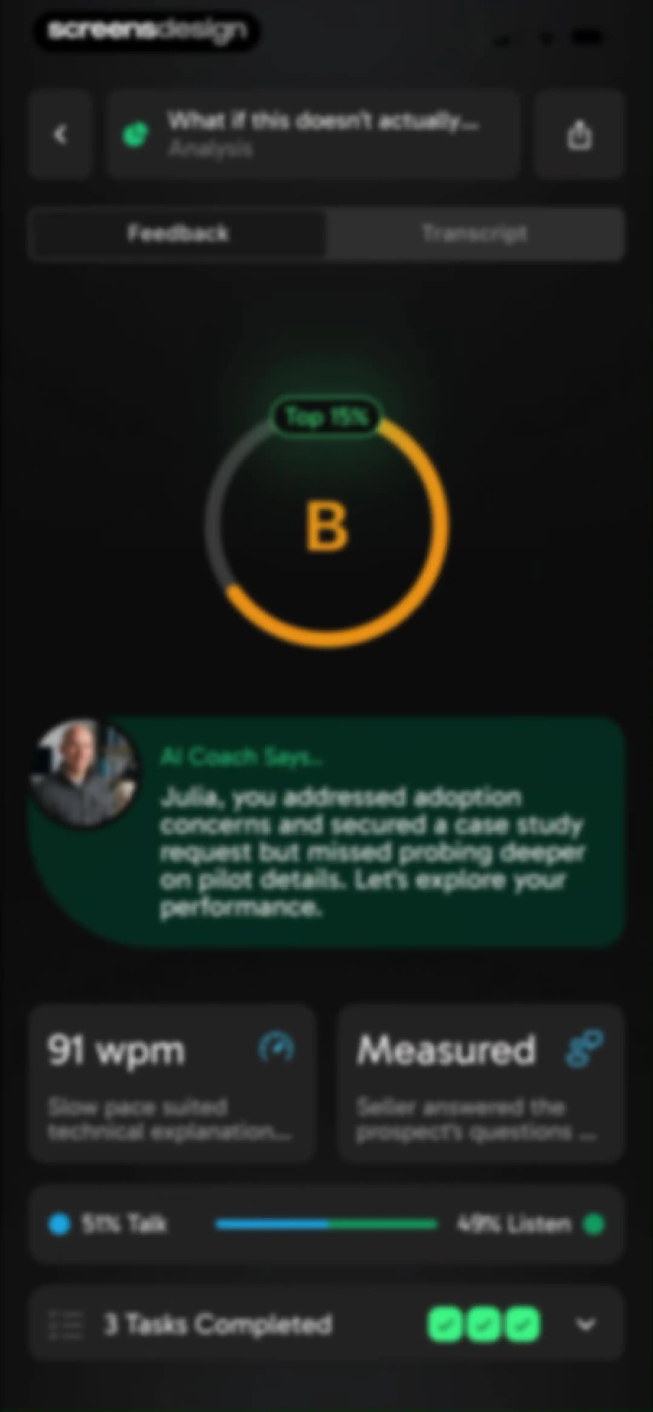 CloserCoach - AI Sales Trainer screen 104