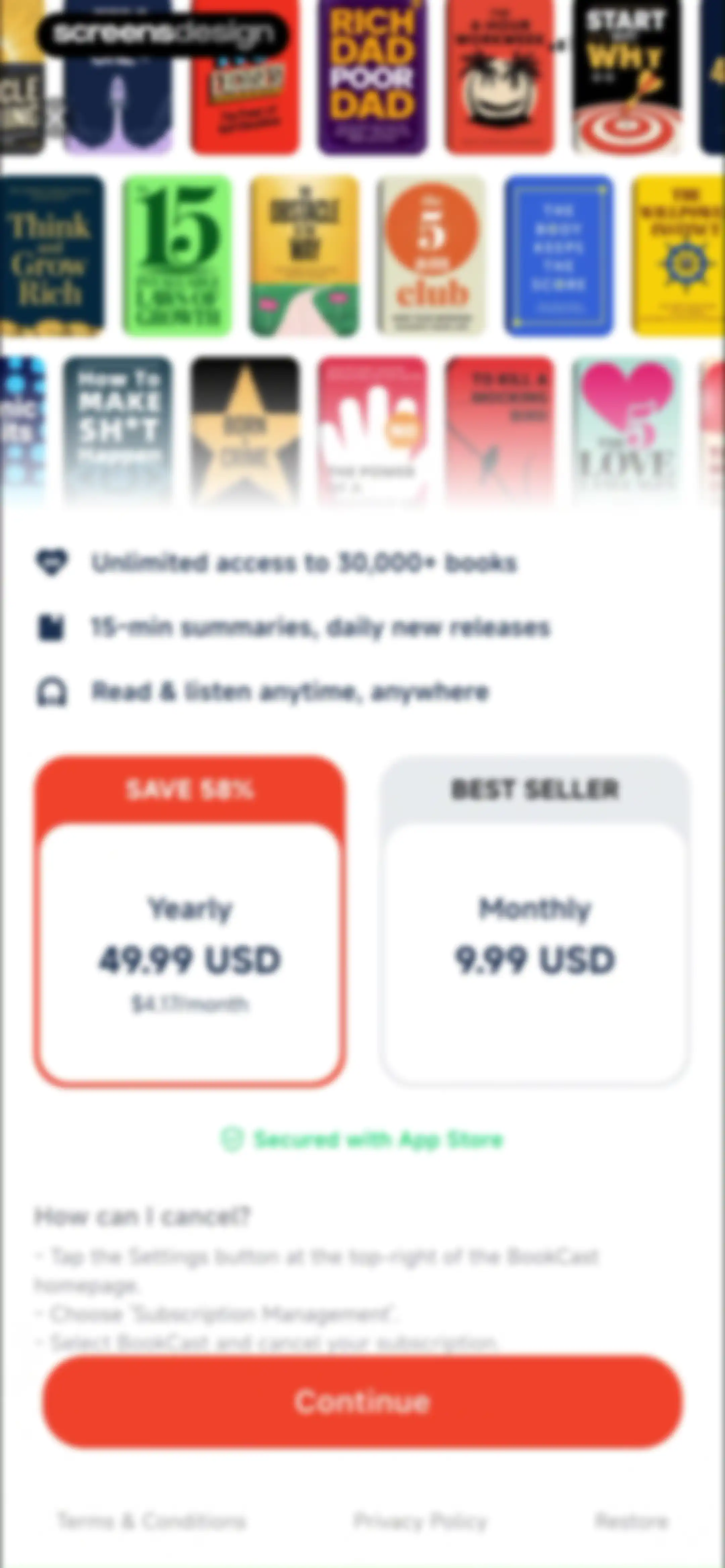 BookCast: 15-Minute Insights screen 32