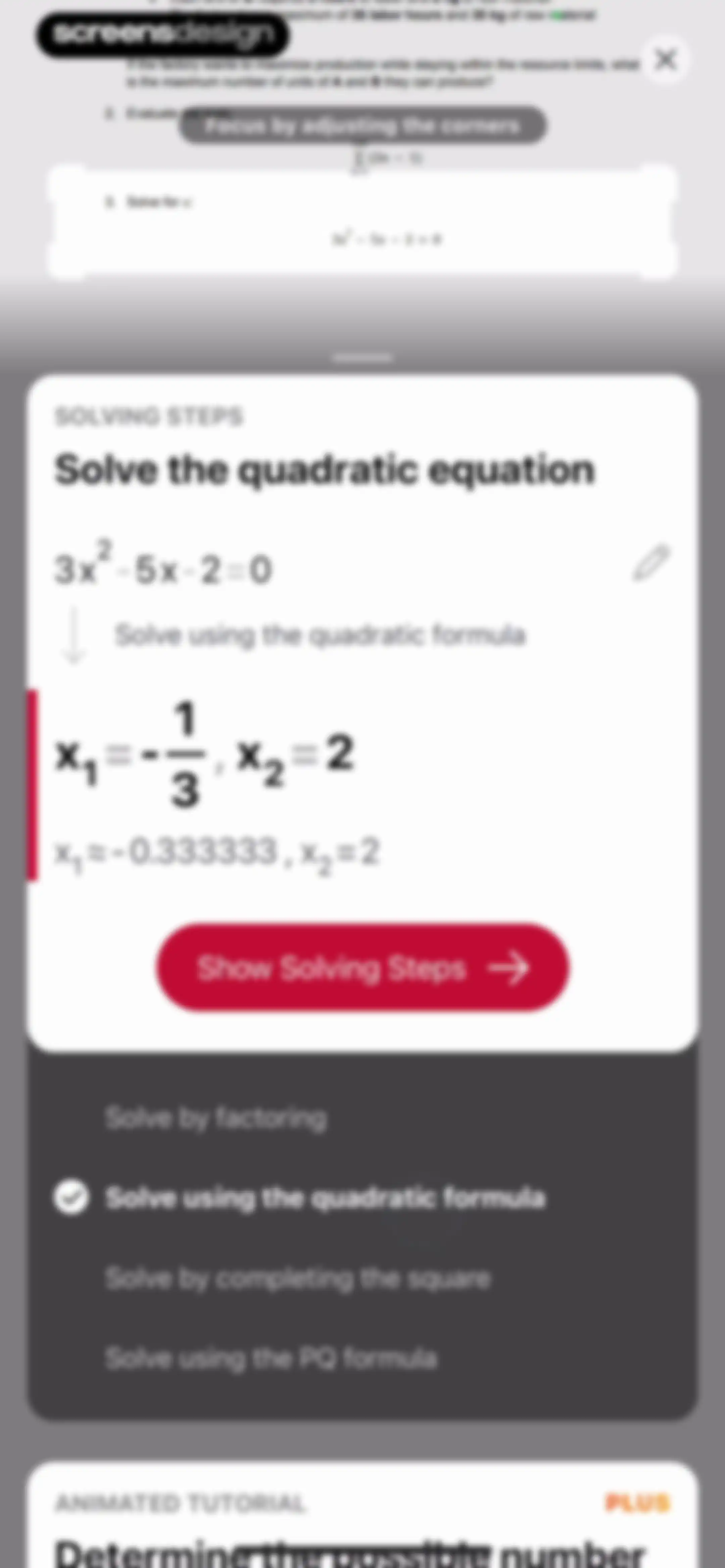 Photomath screen 54