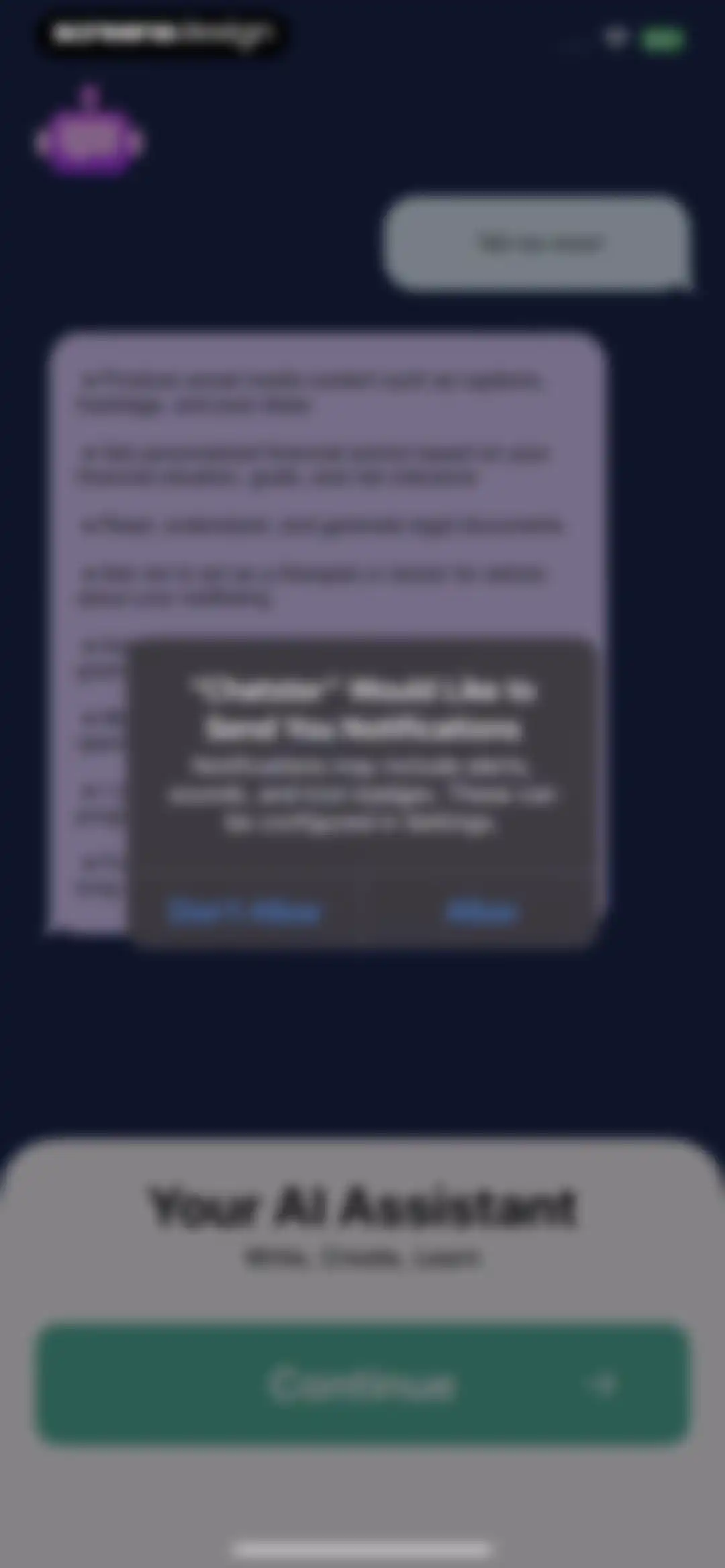 AI Assistant: Images & Writing screen 7