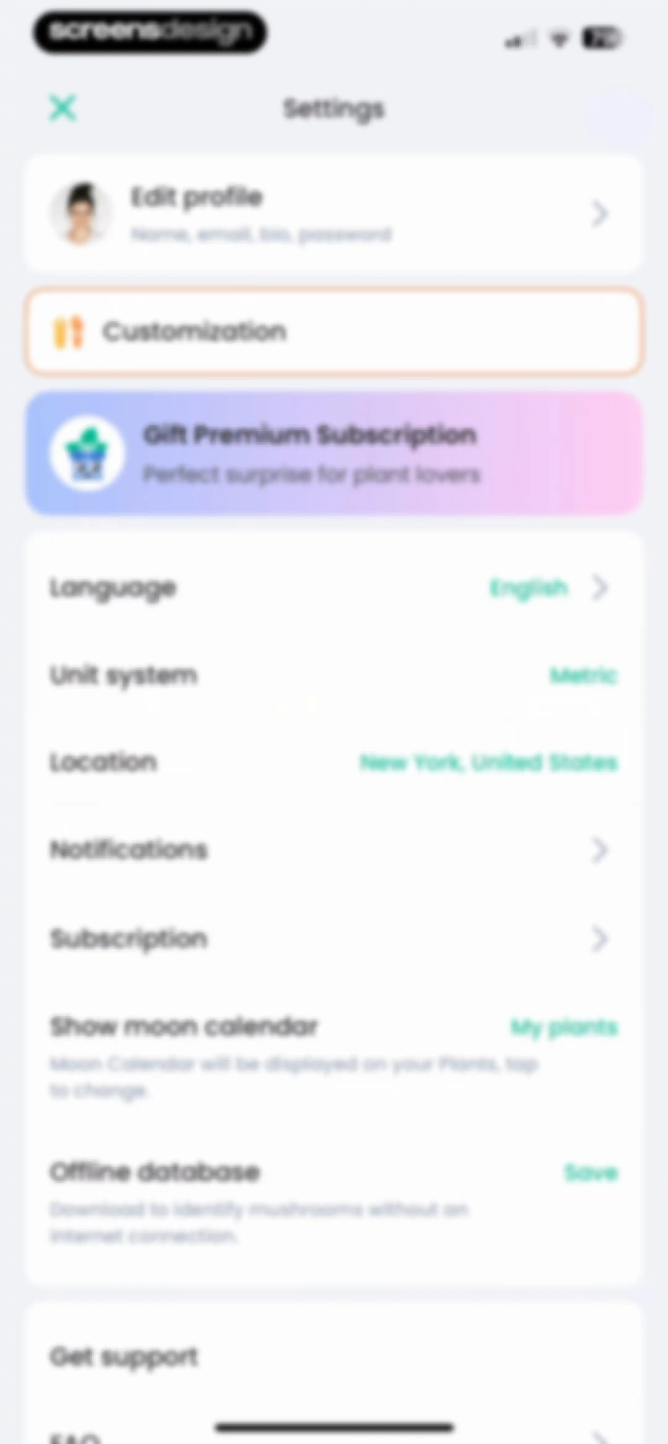 PlantIn: Plant Identifier・Care screen 180