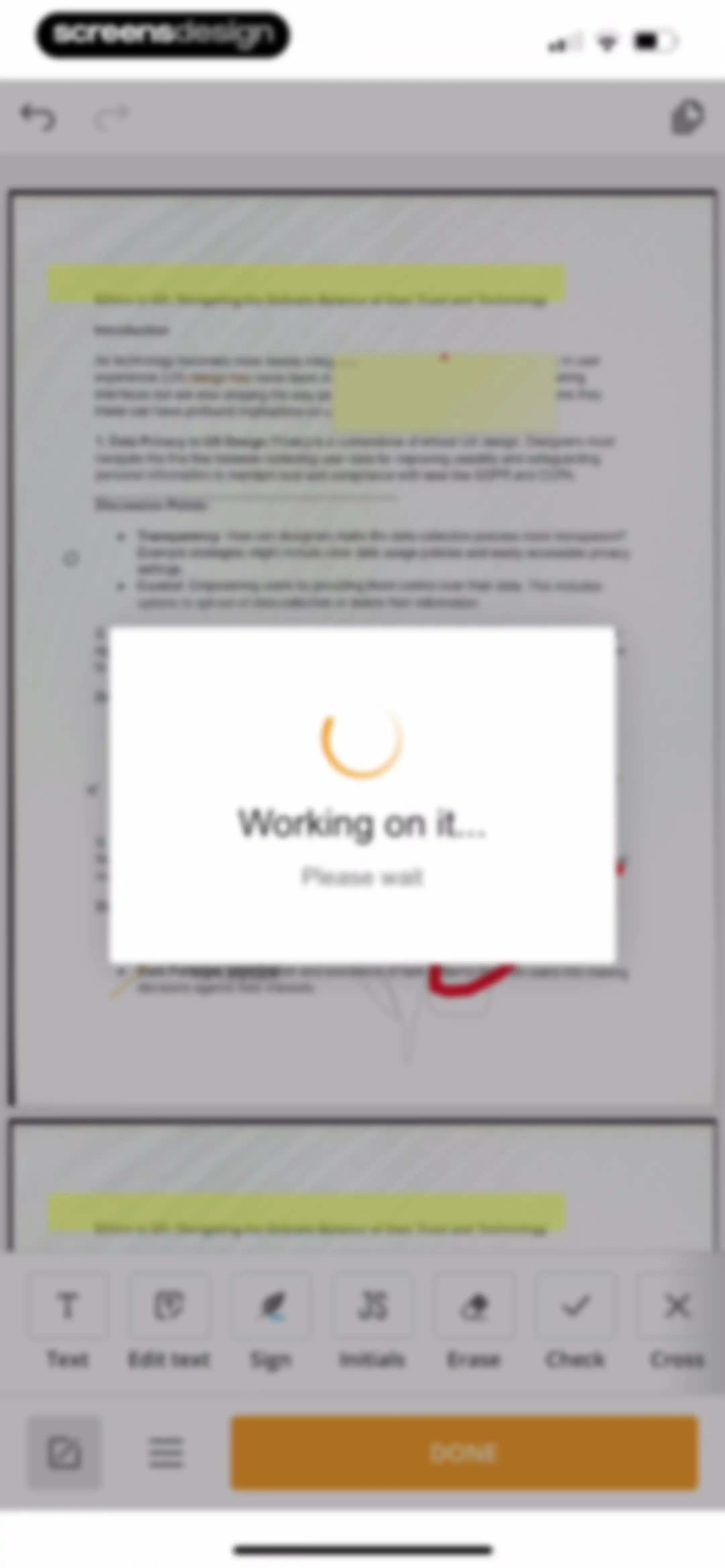 pdfFiller: edit PDF documents screen 62