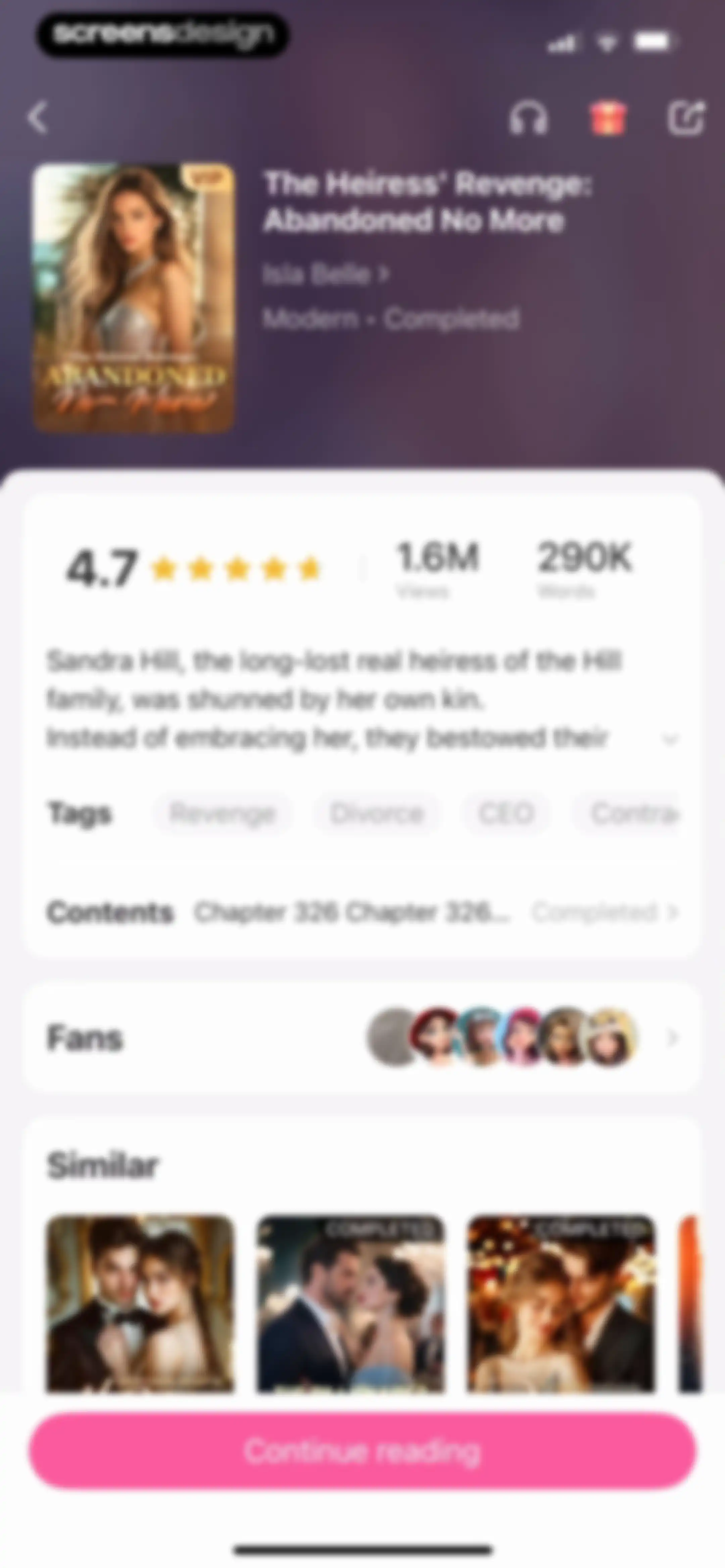 MoboReader: Top Novels & Books screen 51
