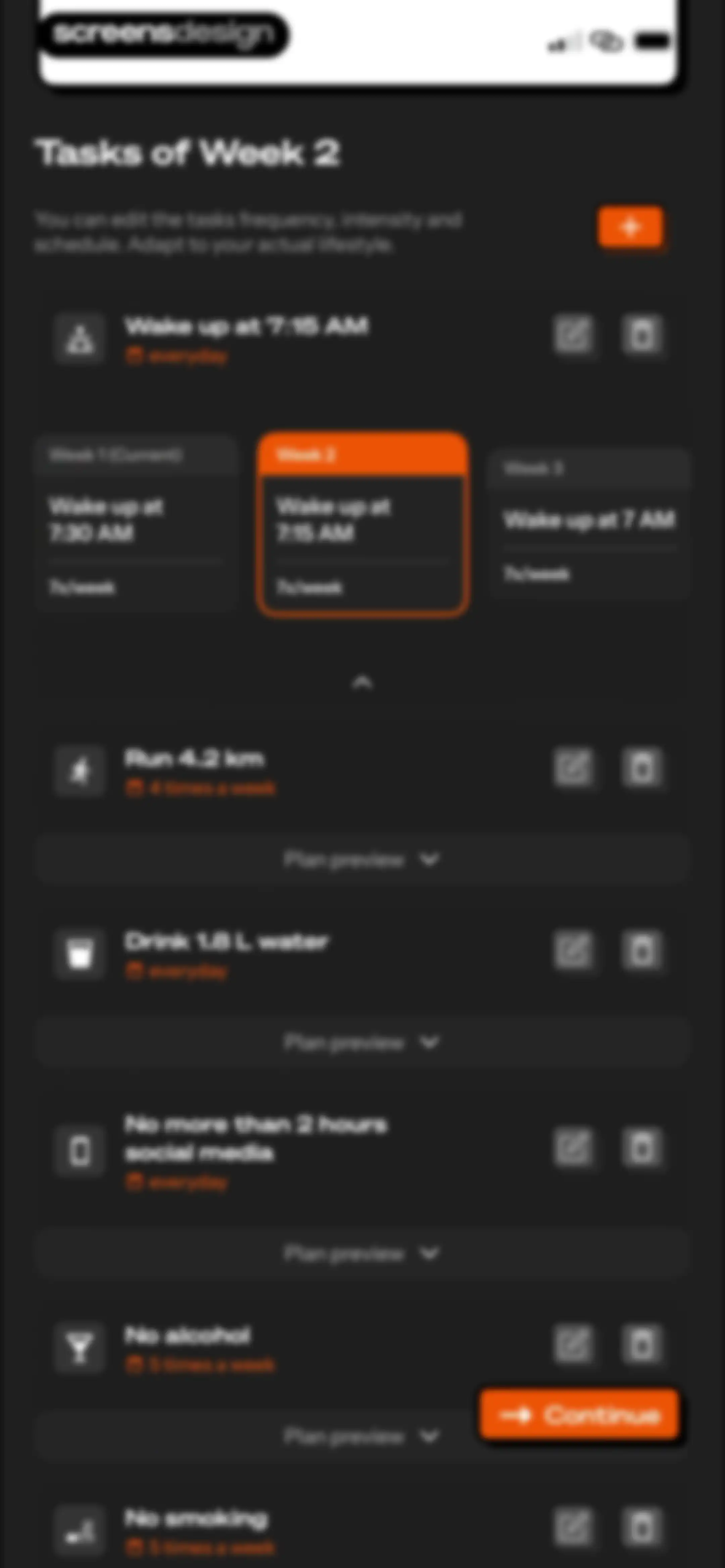 Life Reset: 66 Day Habit screen 78