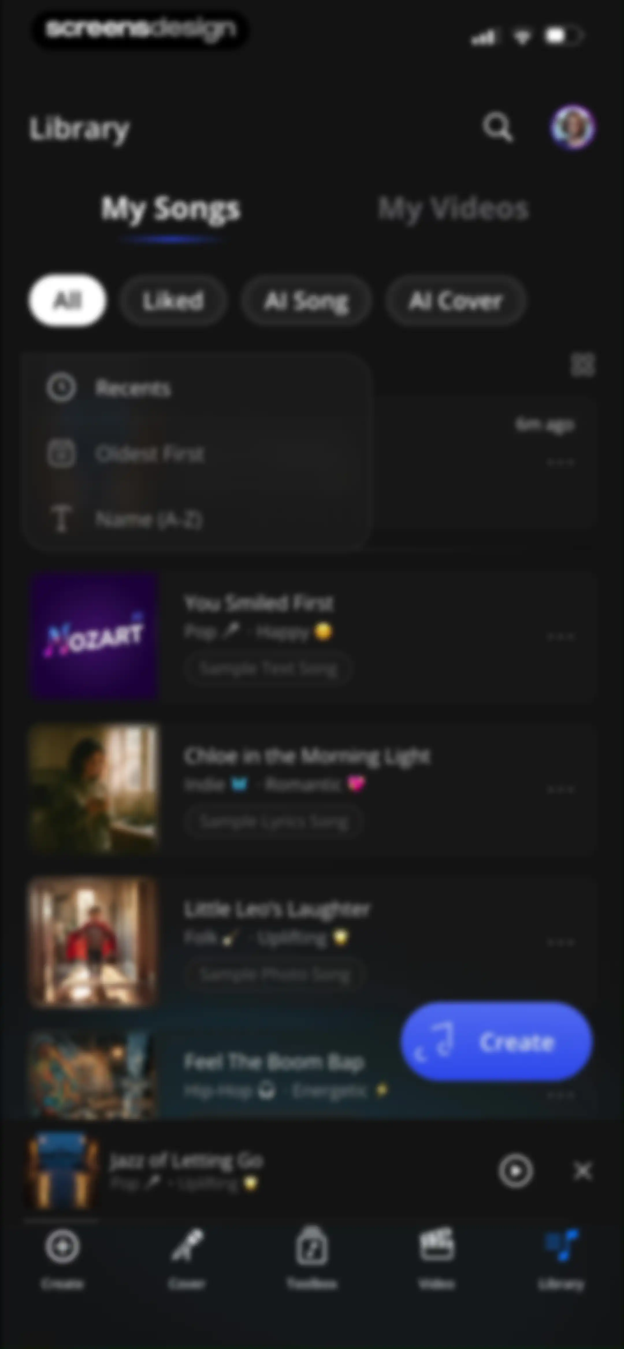 AI Song Generator: Mozart screen 106