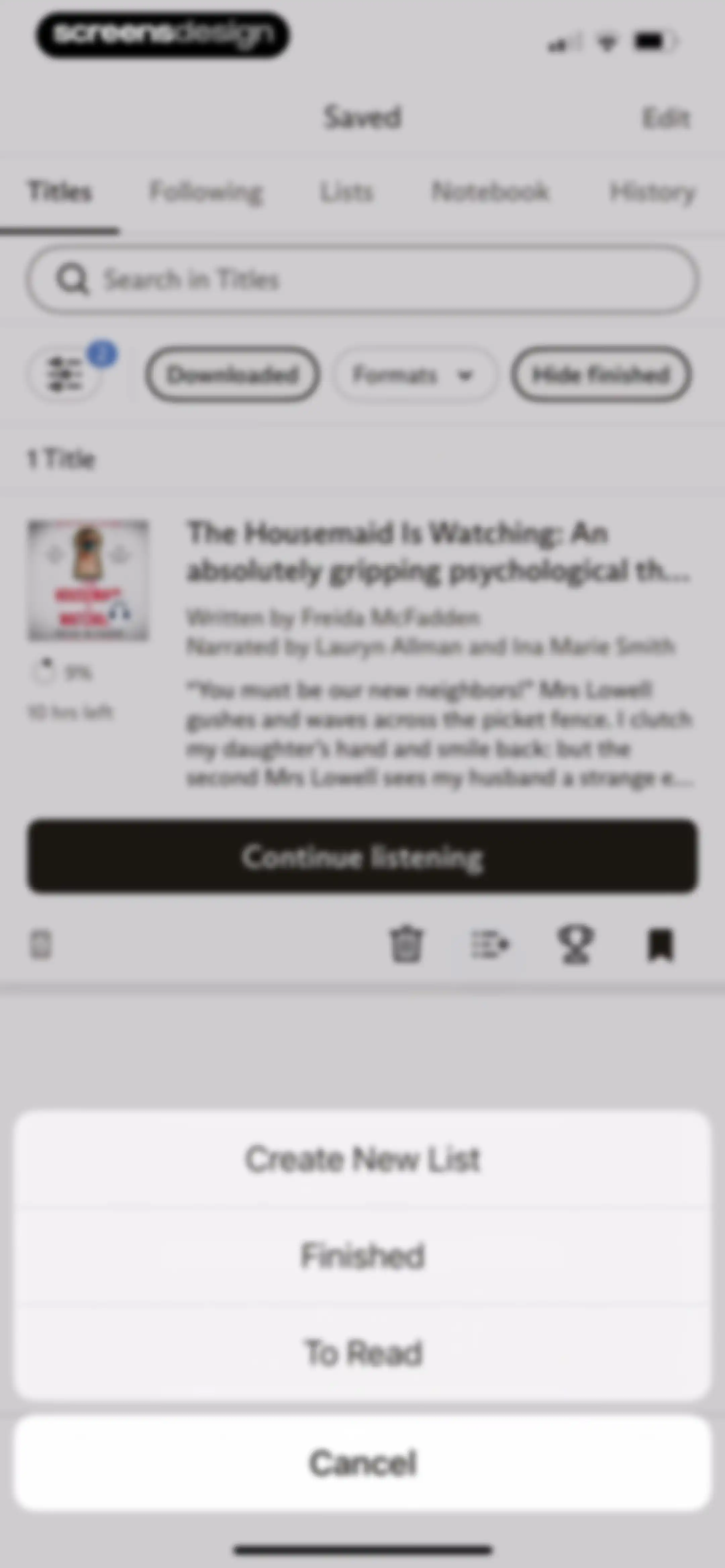Everand: Audiobooks & Ebooks screen 81