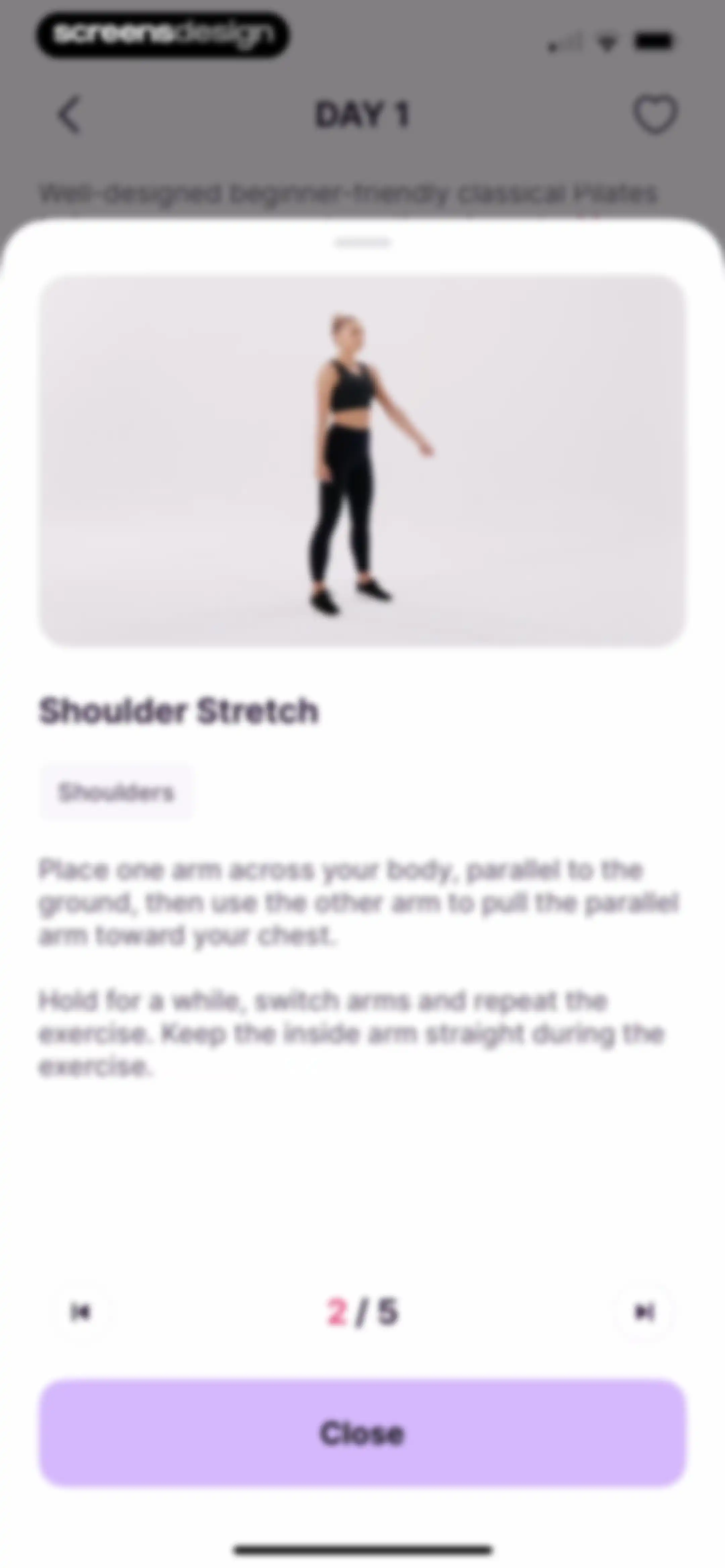 Pilates at Home, Wall Pilates screen 81